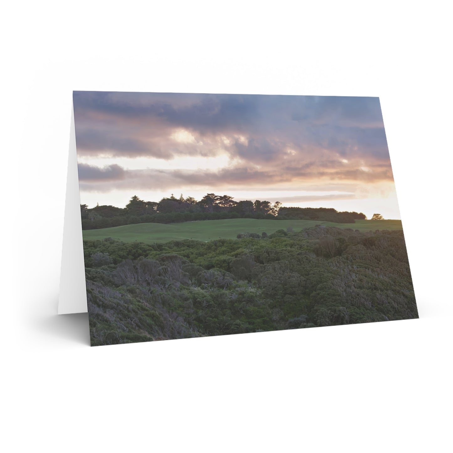 Winter Sunrise on the Mornington Peninsula 6268 - Greeting Card