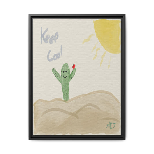 Keep Cool - Framed Canvas Print