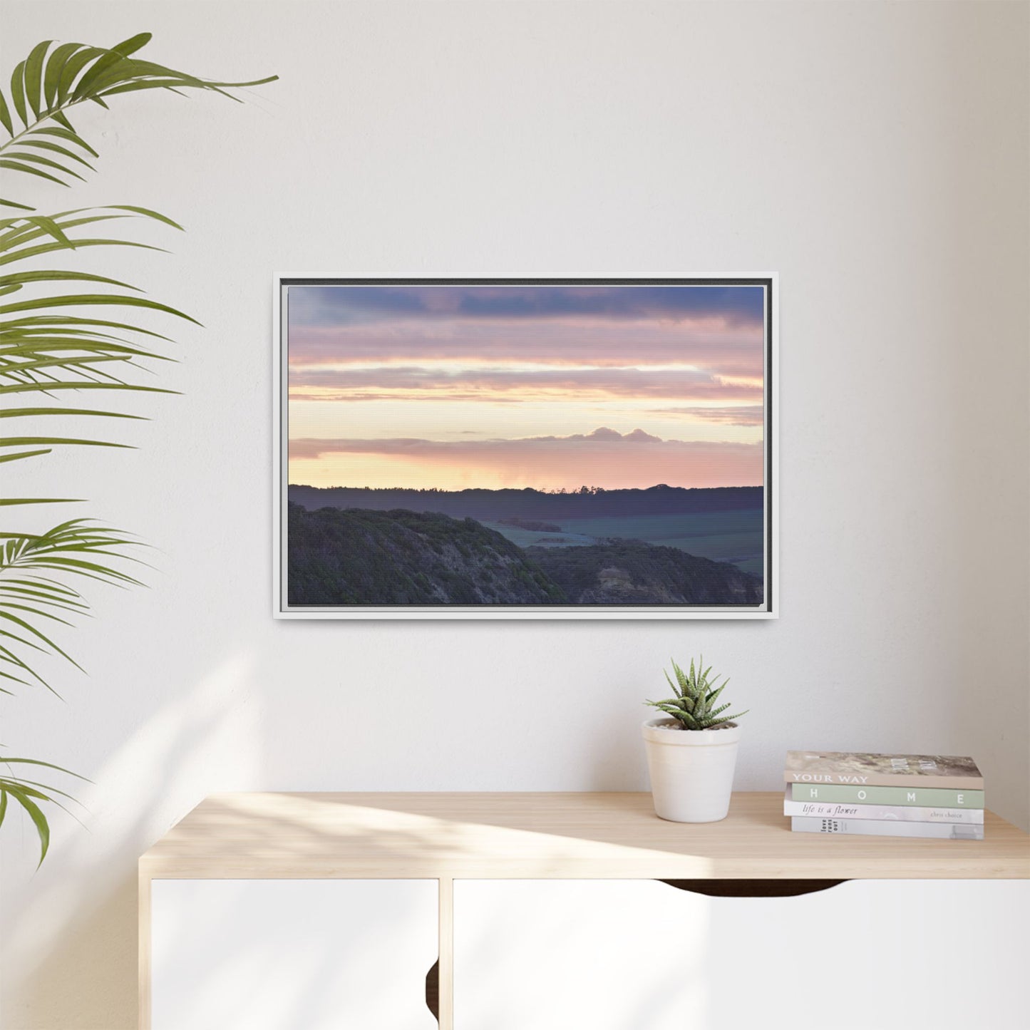 Winter Sunrise on the Mornington Peninsula 6239 - Thick Matte Canvas Print, Framed