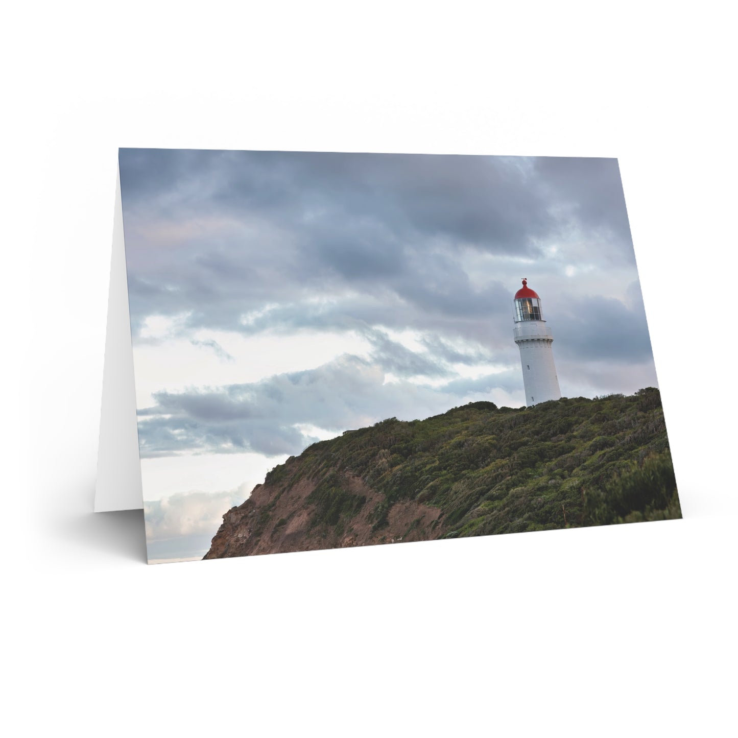 Cape Schank Lighthouse on a Winter Morning 6287 - Greeting Card
