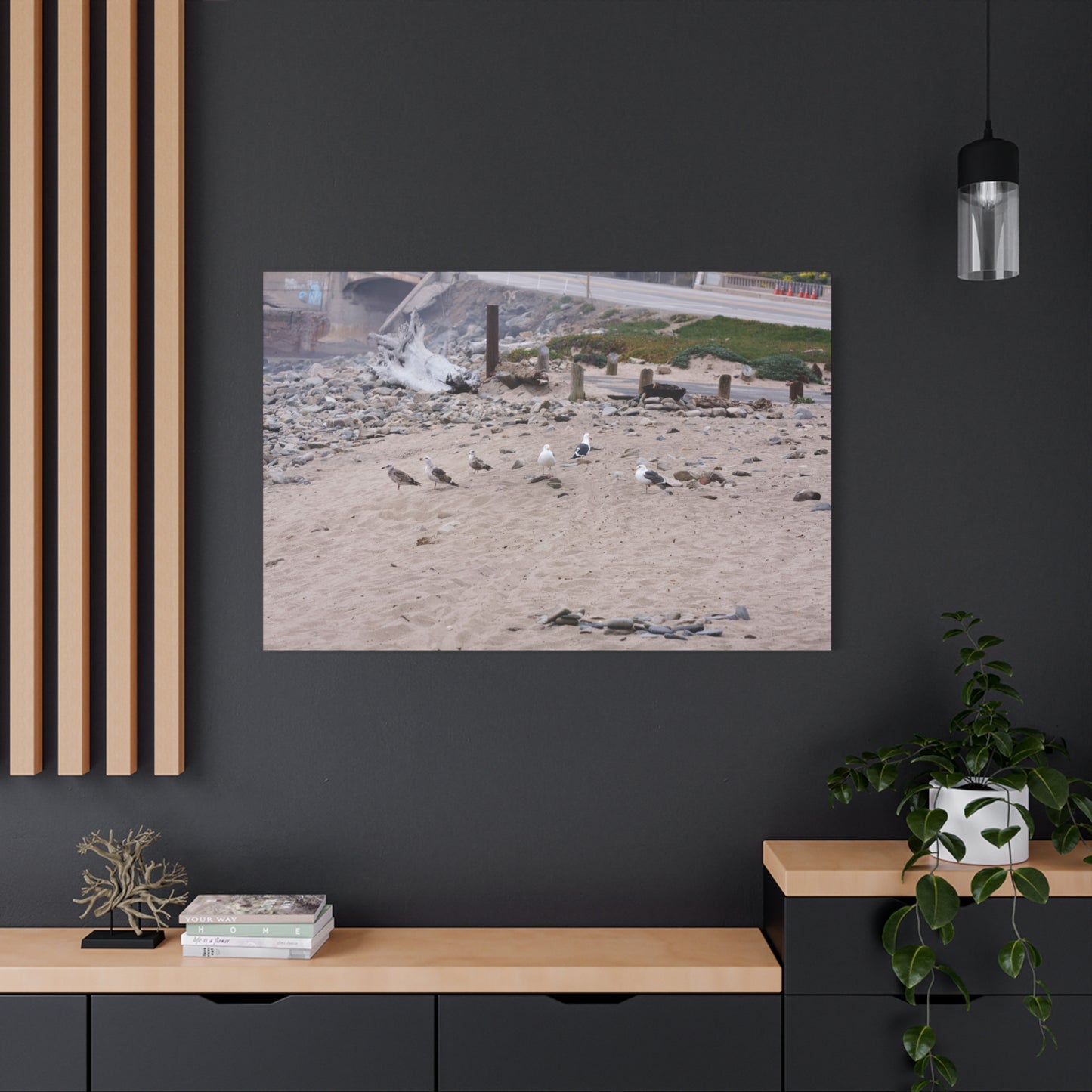 California Shoreline Escape 4275 - Thick Matte Canvas Print