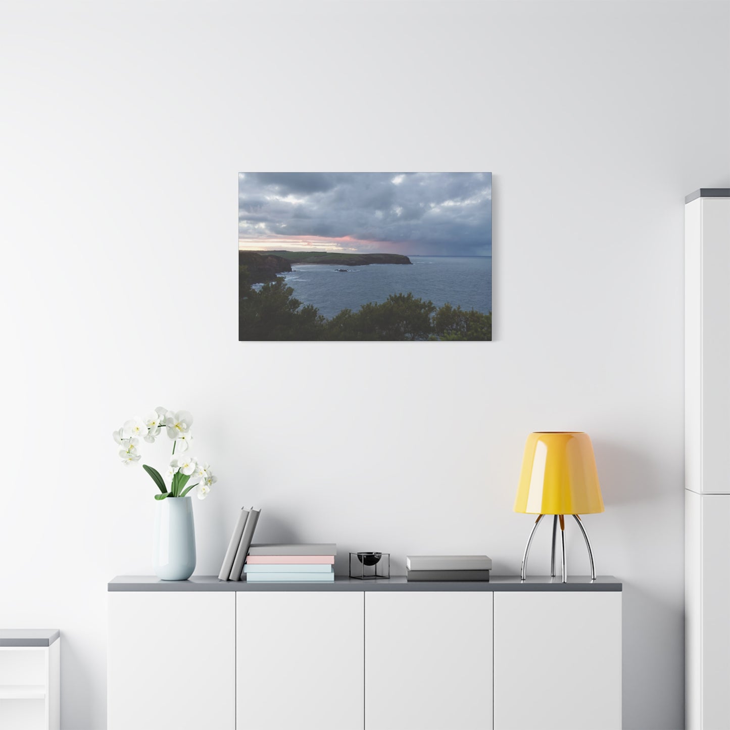 Bushrangers Bay Sunrise 6233: Winter Serenity and Coastal Beauty - Thick Matte Canvas Print