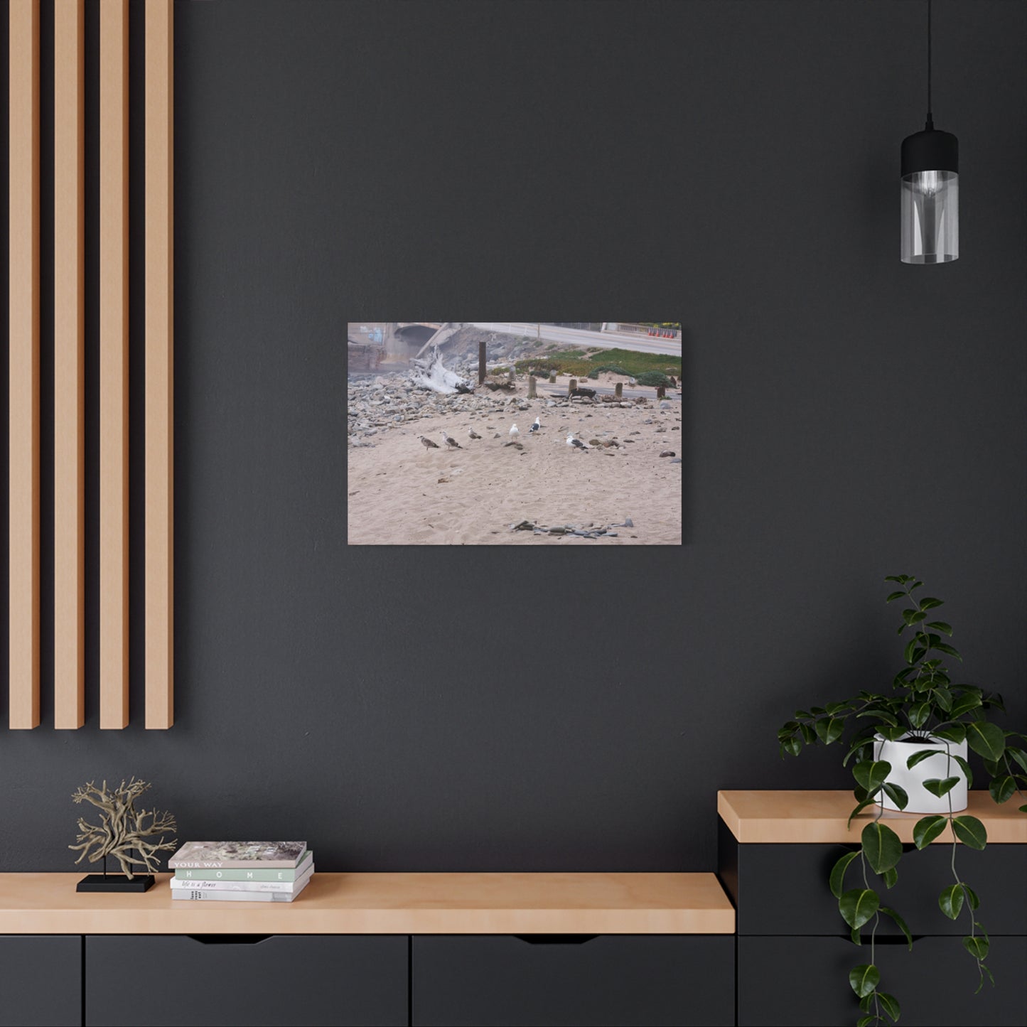 California Shoreline Escape 4275 - Thick Matte Canvas Print