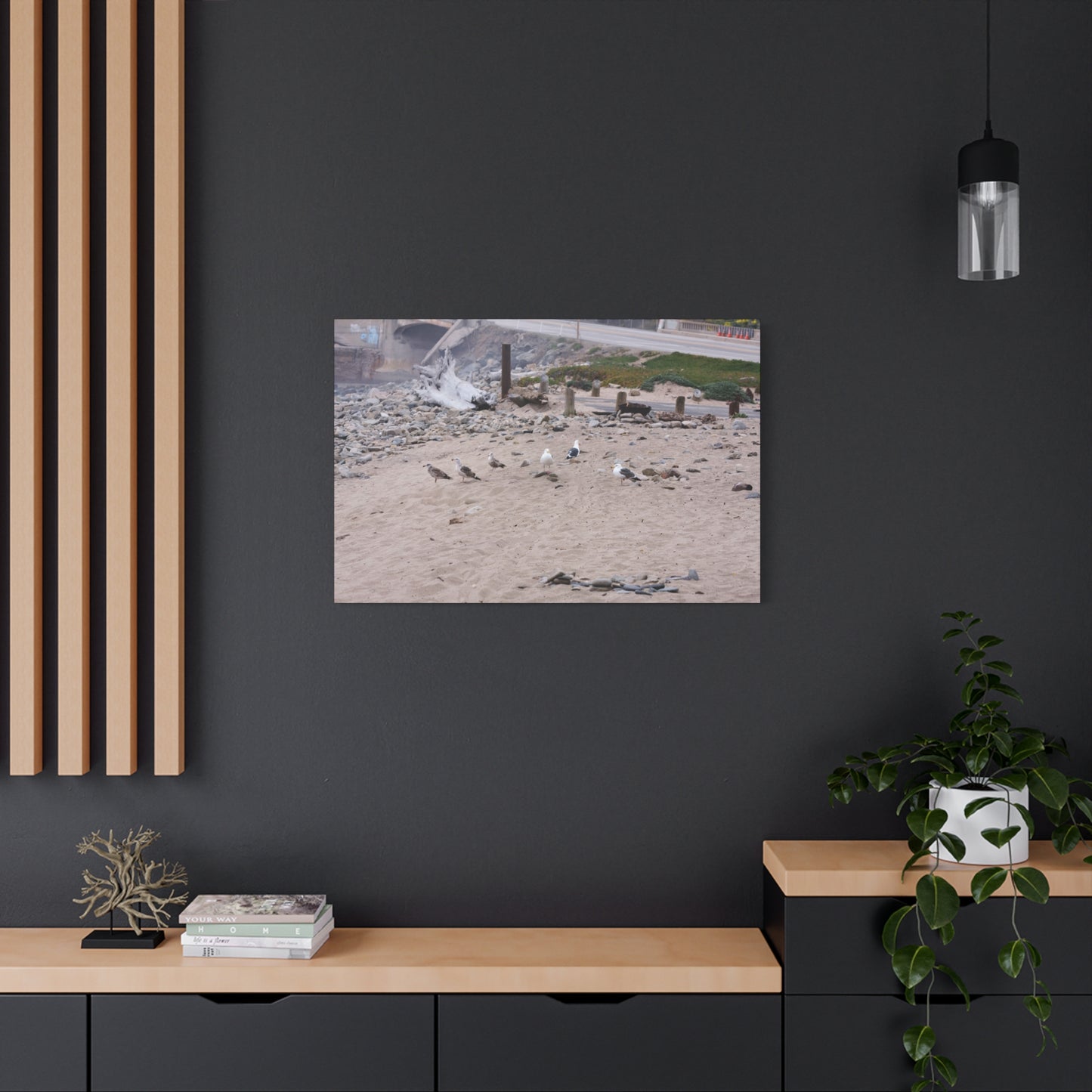 California Shoreline Escape 4275 - Thick Matte Canvas Print
