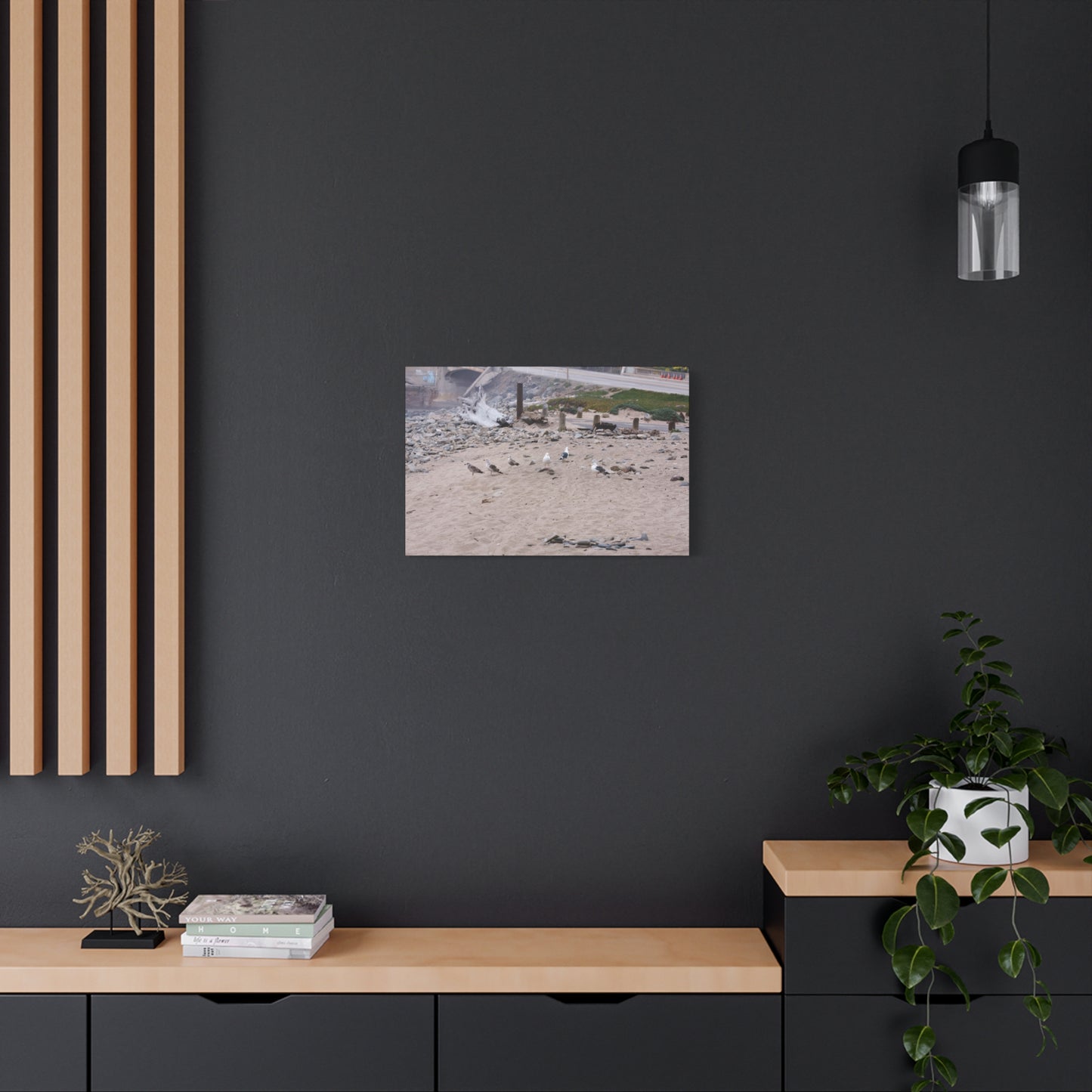 California Shoreline Escape 4275 - Thick Matte Canvas Print