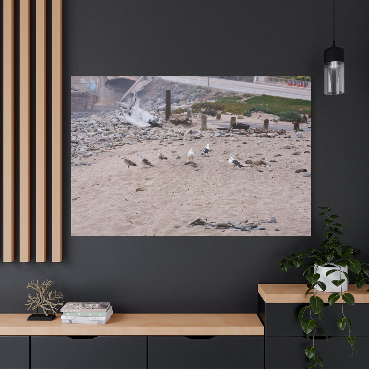 California Shoreline Escape 4275 - Thick Matte Canvas Print