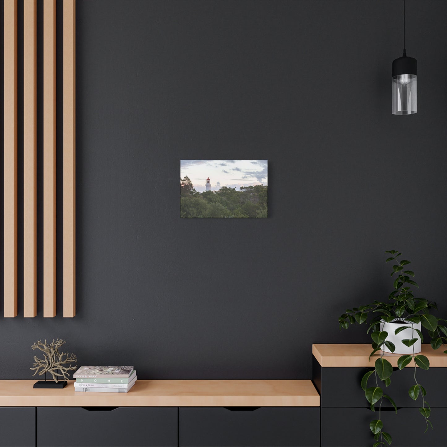 Cape Schank Lighthouse on a Winter Morning 6279 - Thick Matte Canvas Print