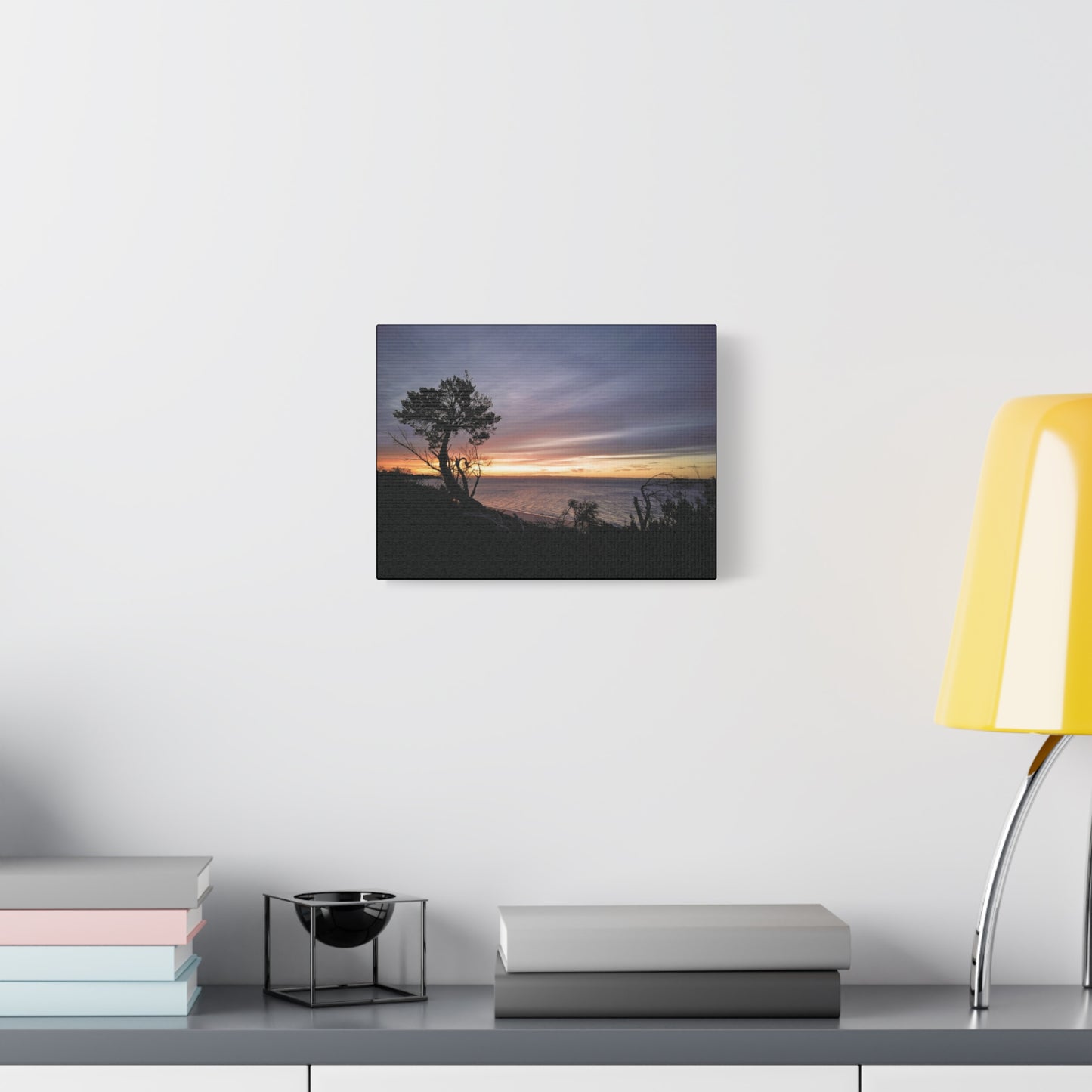 A Tranquil Evening: The Sunset Over Cowes - Thick Matte Canvas Print