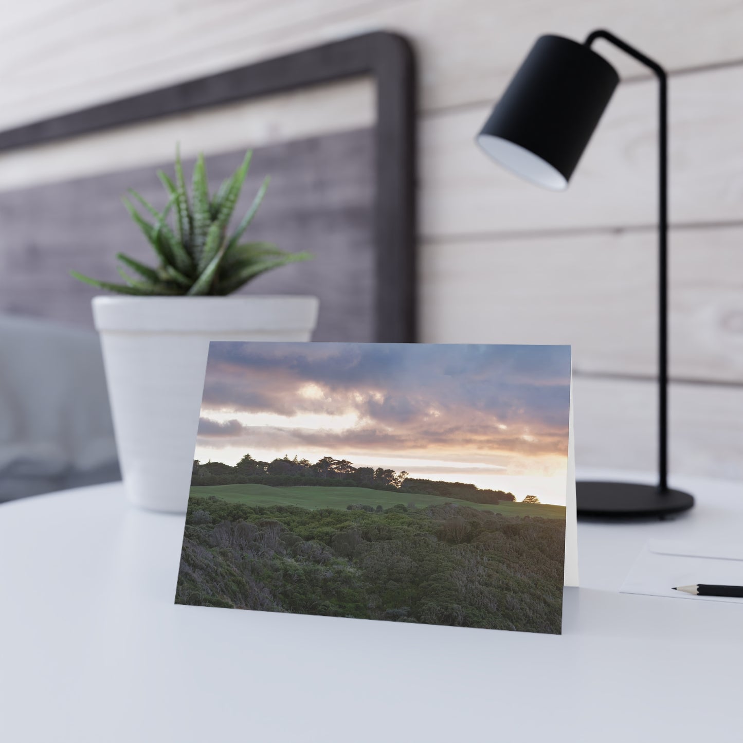 Winter Sunrise on the Mornington Peninsula 6268 - Greeting Card