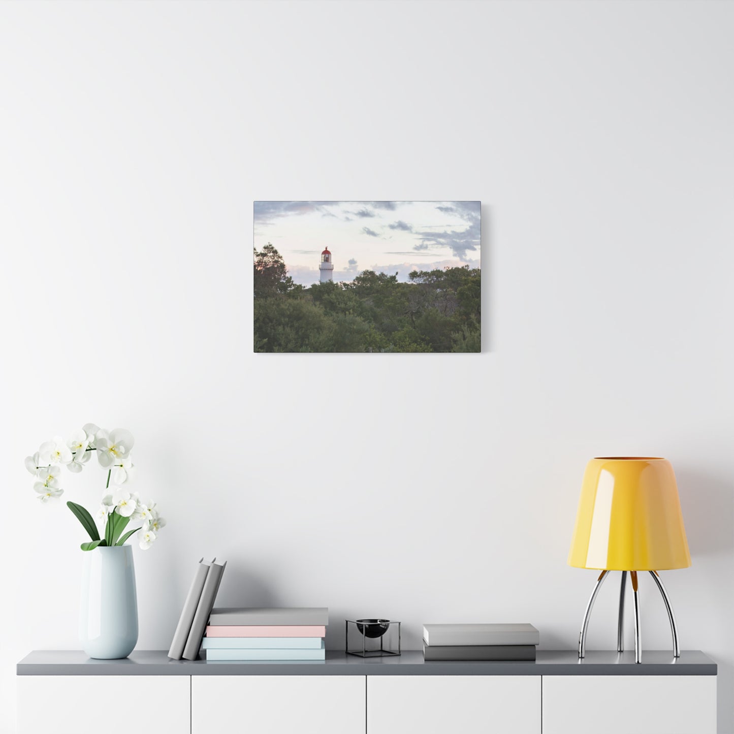 Cape Schank Lighthouse on a Winter Morning 6279 - Thick Matte Canvas Print