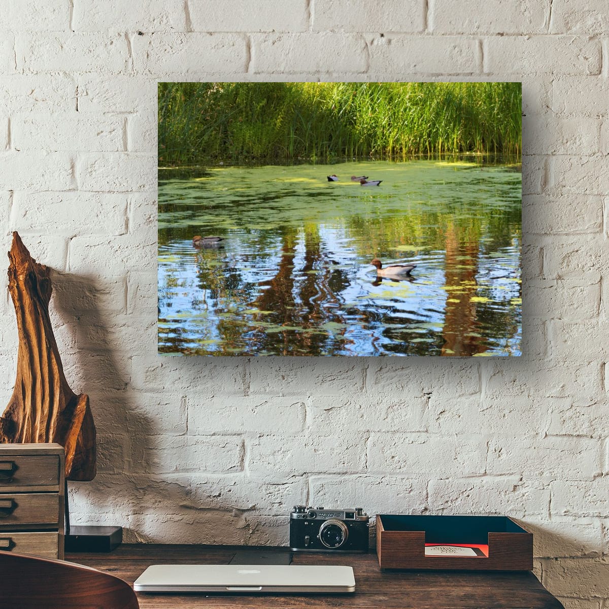 Late Morning Marsh Reflections at Croydon Park | The Stretched Canvas Deployment