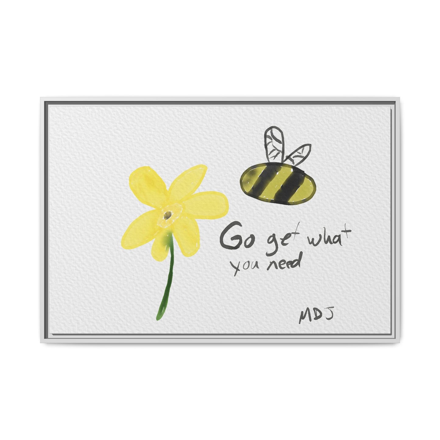 Bumble Flower | The Framed Canvas Deployment
