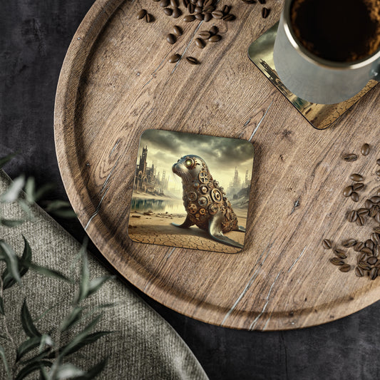 Steampunk Seal 10 - Coasters