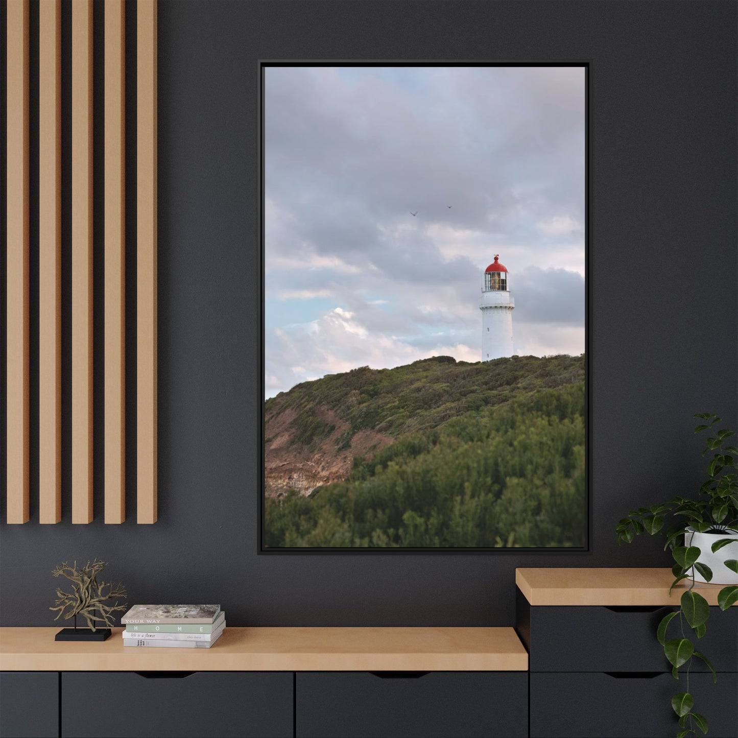 Cape Schank Lighthouse in Winter Light [6286] | Framed Canvas