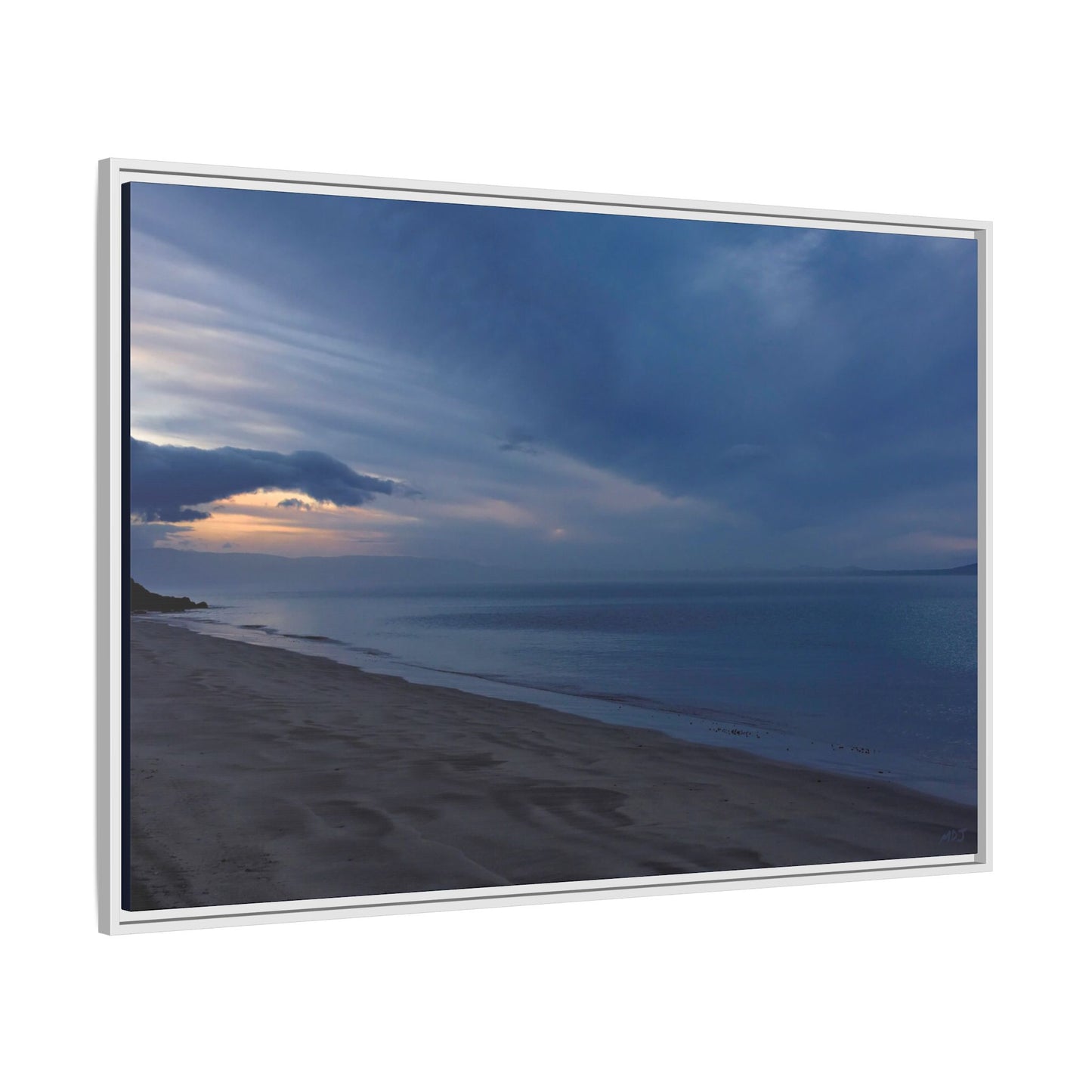 Winter Dawn at Waterloo Beach [6707] | Framed Canvas