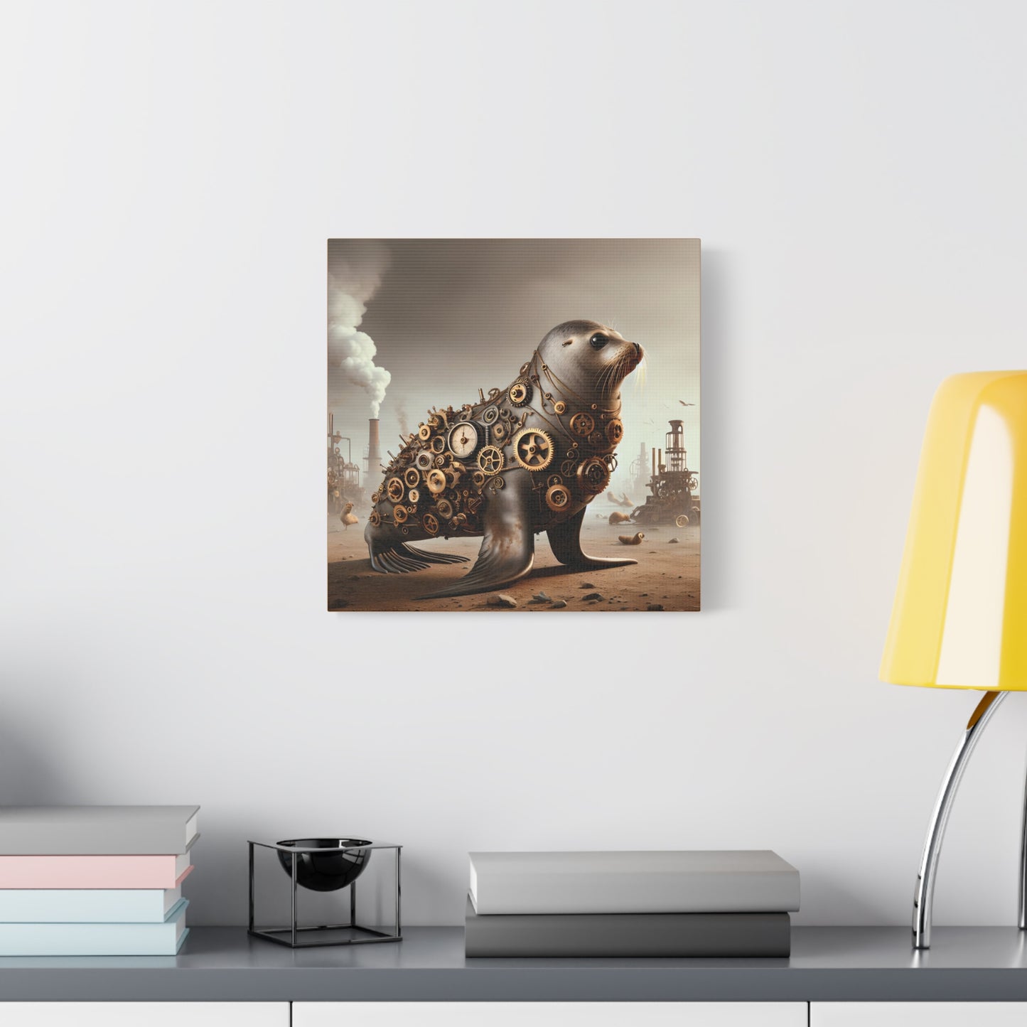 Steampunk Seal 7 - Wall Art