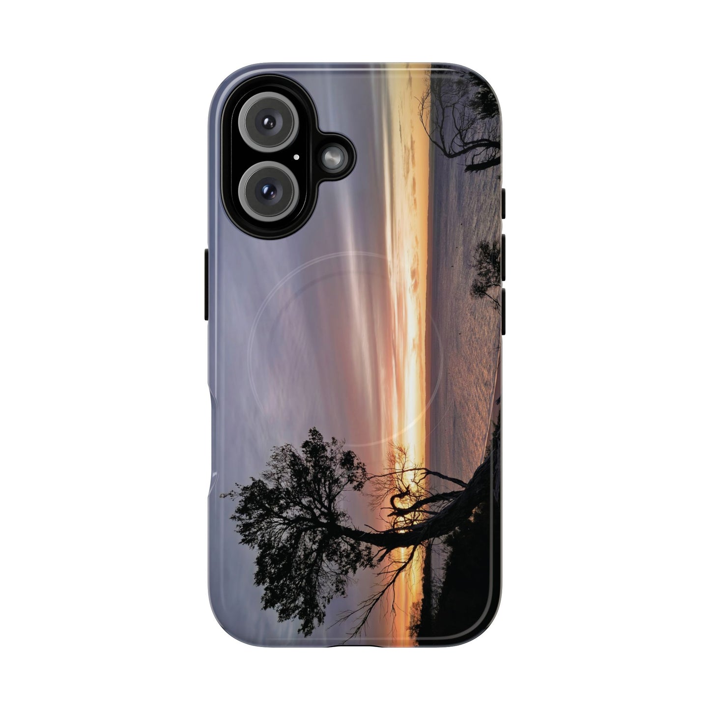 A Tranquil Evening: The Sunset Over Cowes - Tough Magnetic Cases