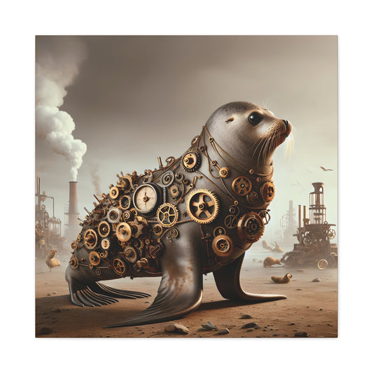 Steampunk Seal 7 - Wall Art