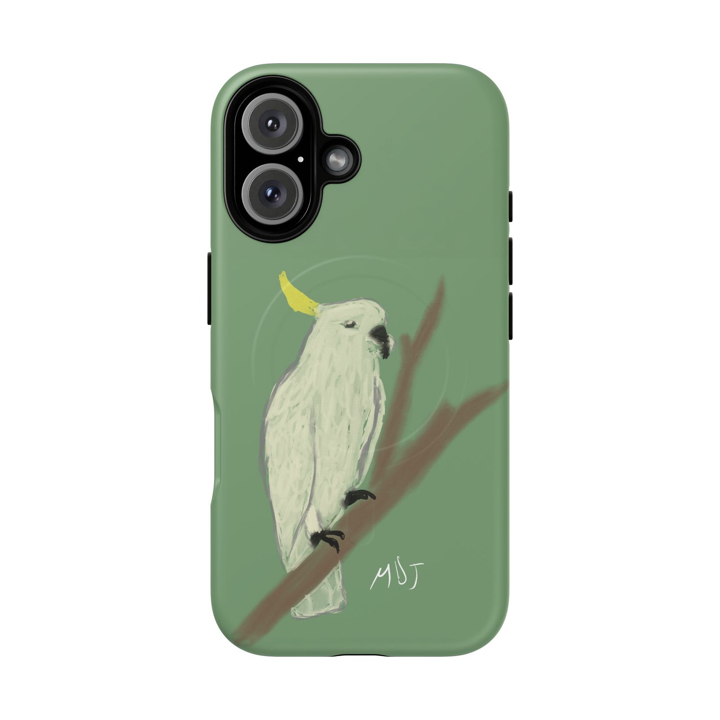 Charme Kakatoès | Coque magnétique robuste (Compatible MagSafe®)