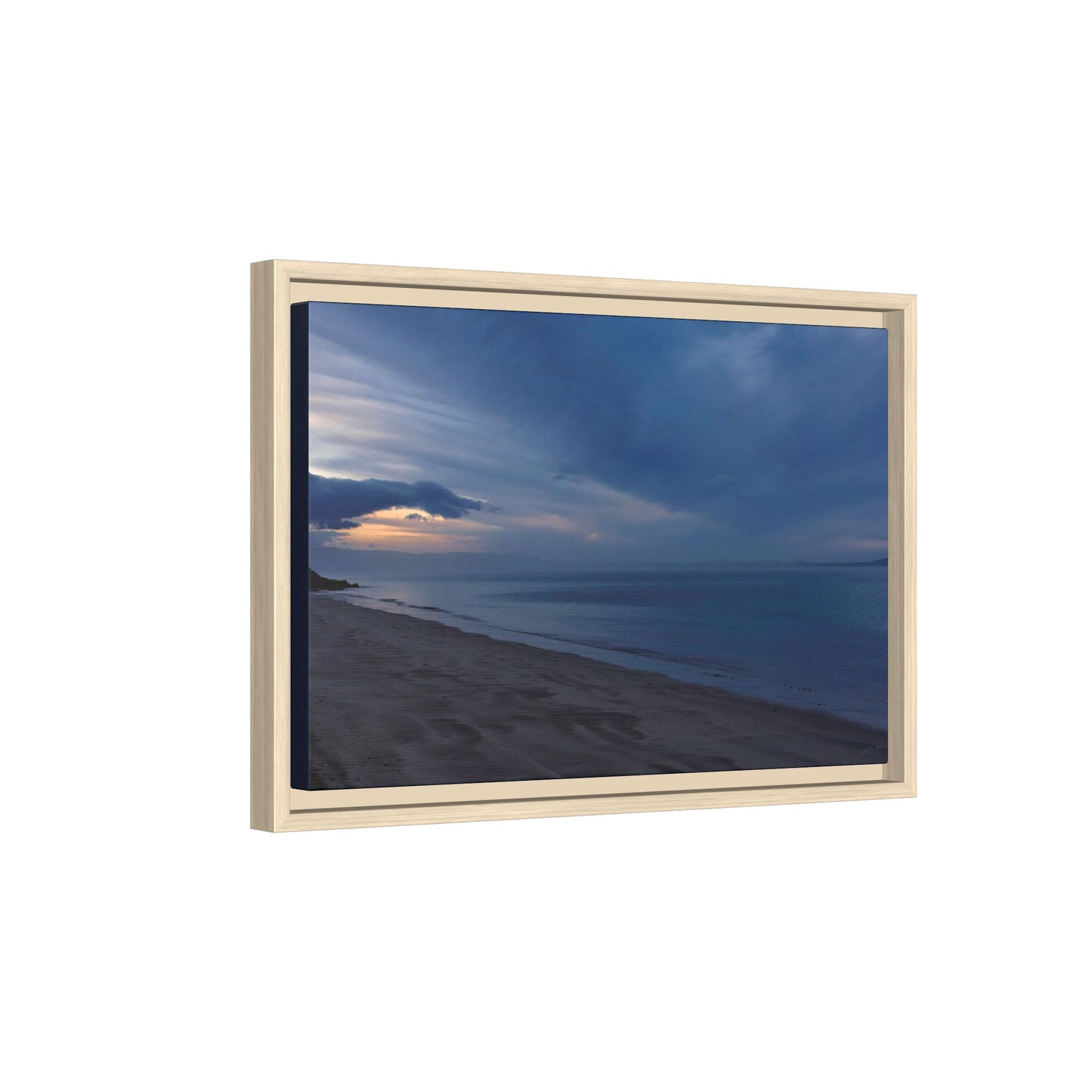 Winter Dawn at Waterloo Beach [6707] | Framed Canvas