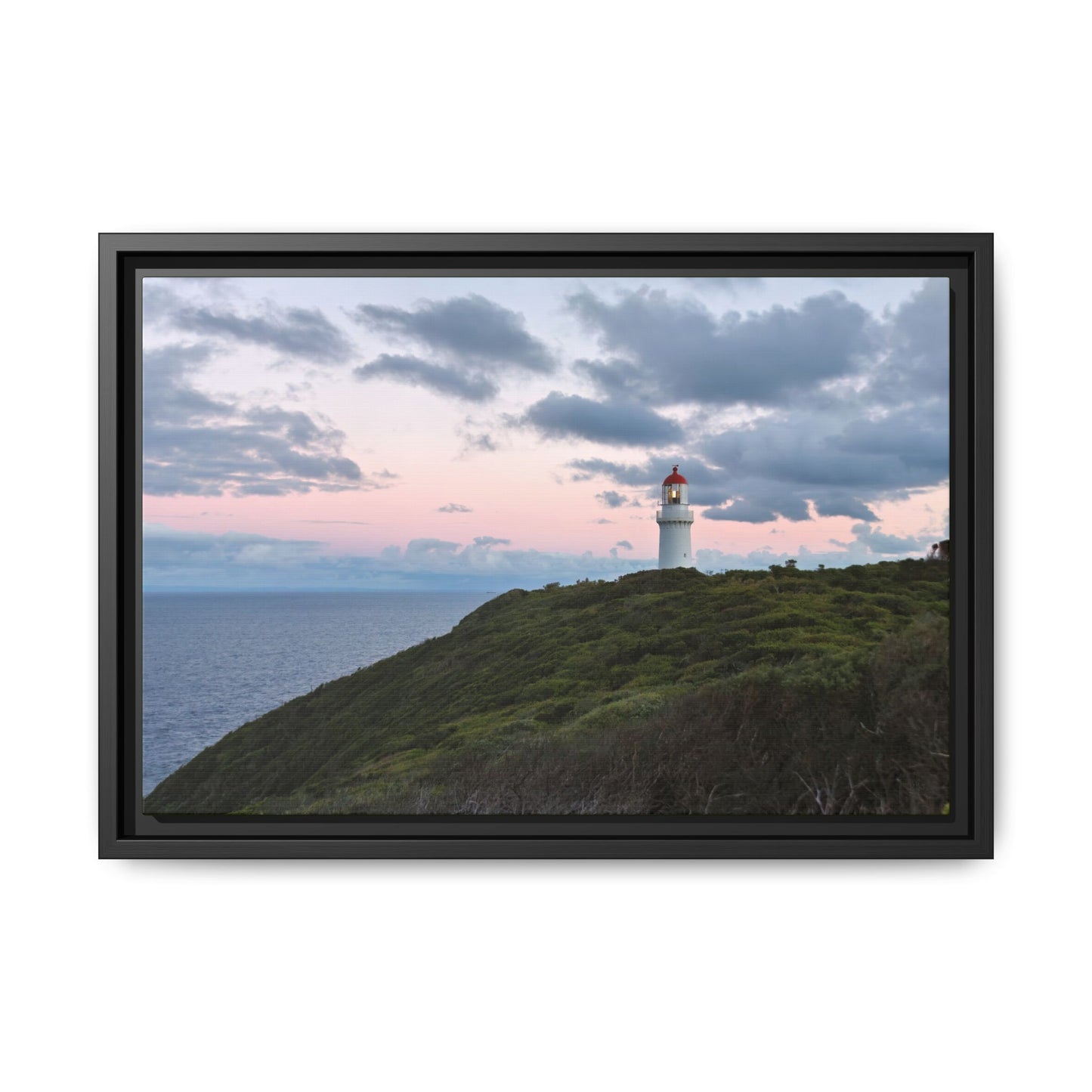 Cape Schank Lighthouse at Sunrise in Winter [6228] | Framed Canvas