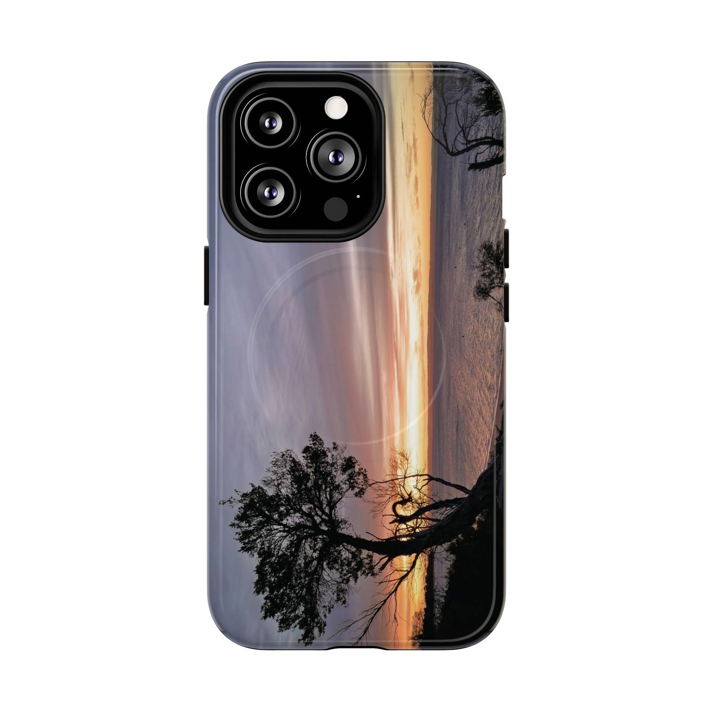 A Tranquil Evening: The Sunset Over Cowes - Tough Magnetic Cases