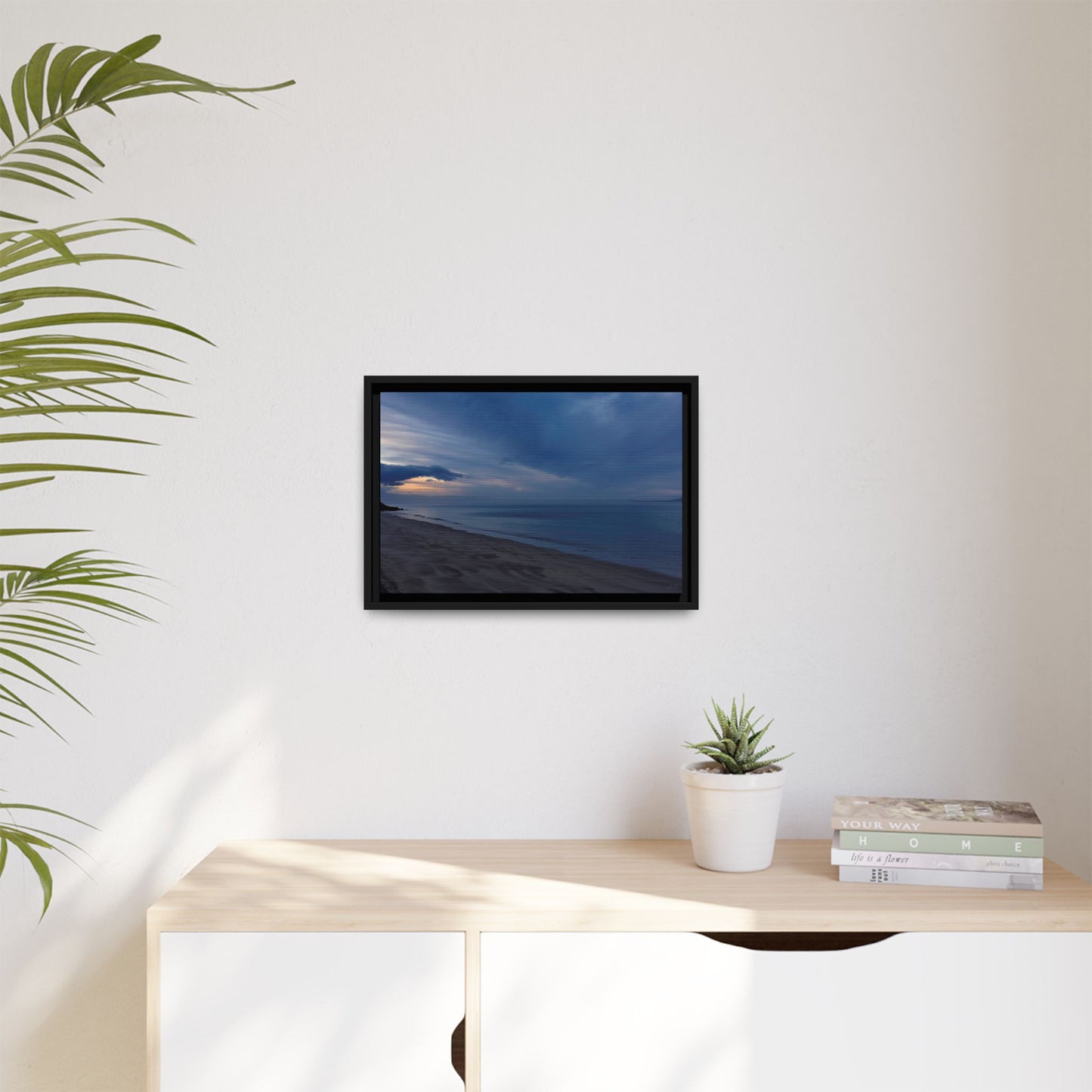 Winter Dawn at Waterloo Beach [6707] | Framed Canvas