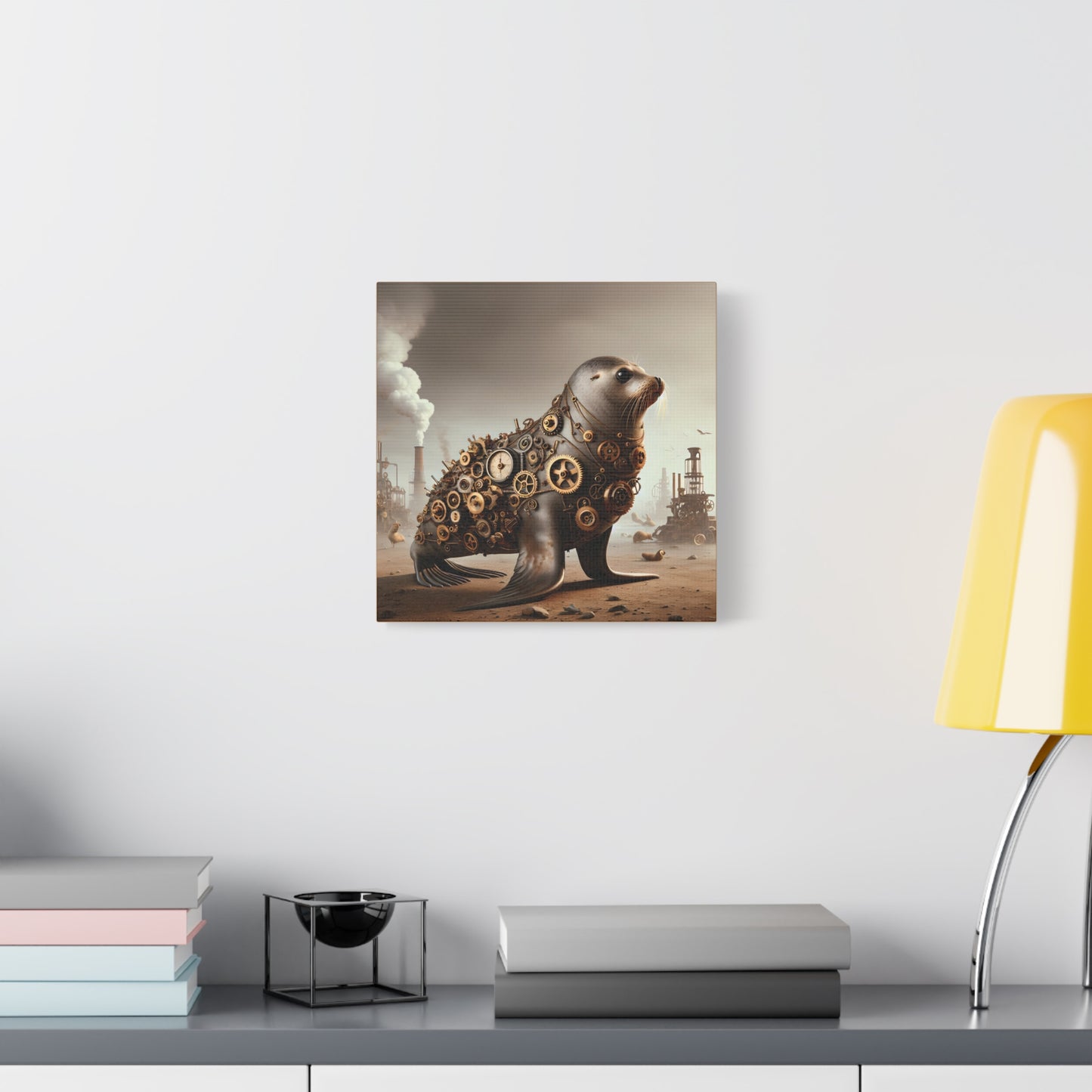 Steampunk Seal 7 - Wall Art