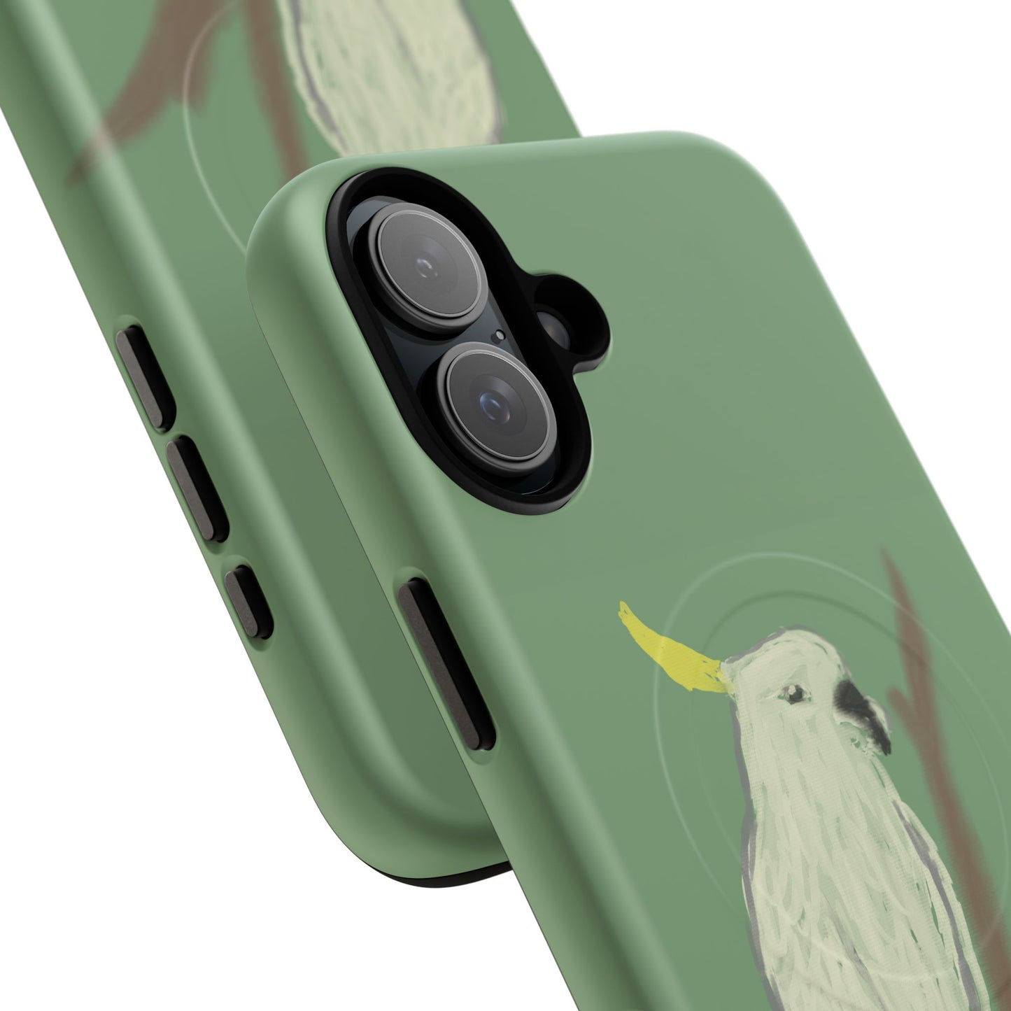 Cockatoo Charm - Tough Magnetic Case (MagSafe® Compatible)