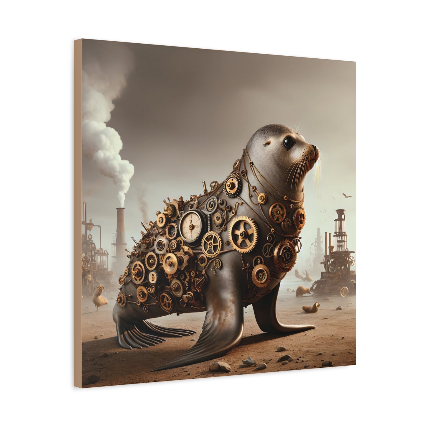 Steampunk Seal 7 - Wall Art