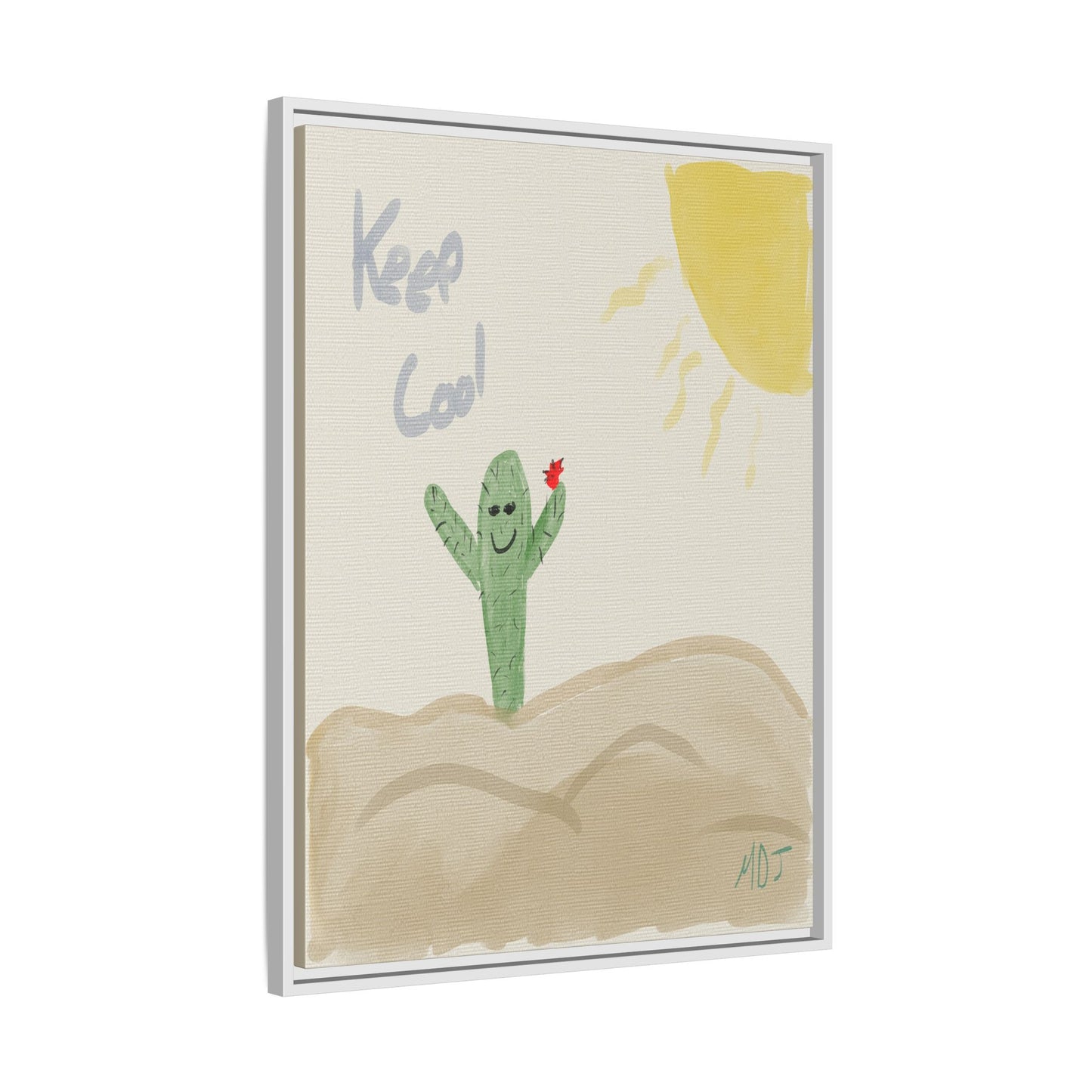 Keep Cool - Framed Canvas Print