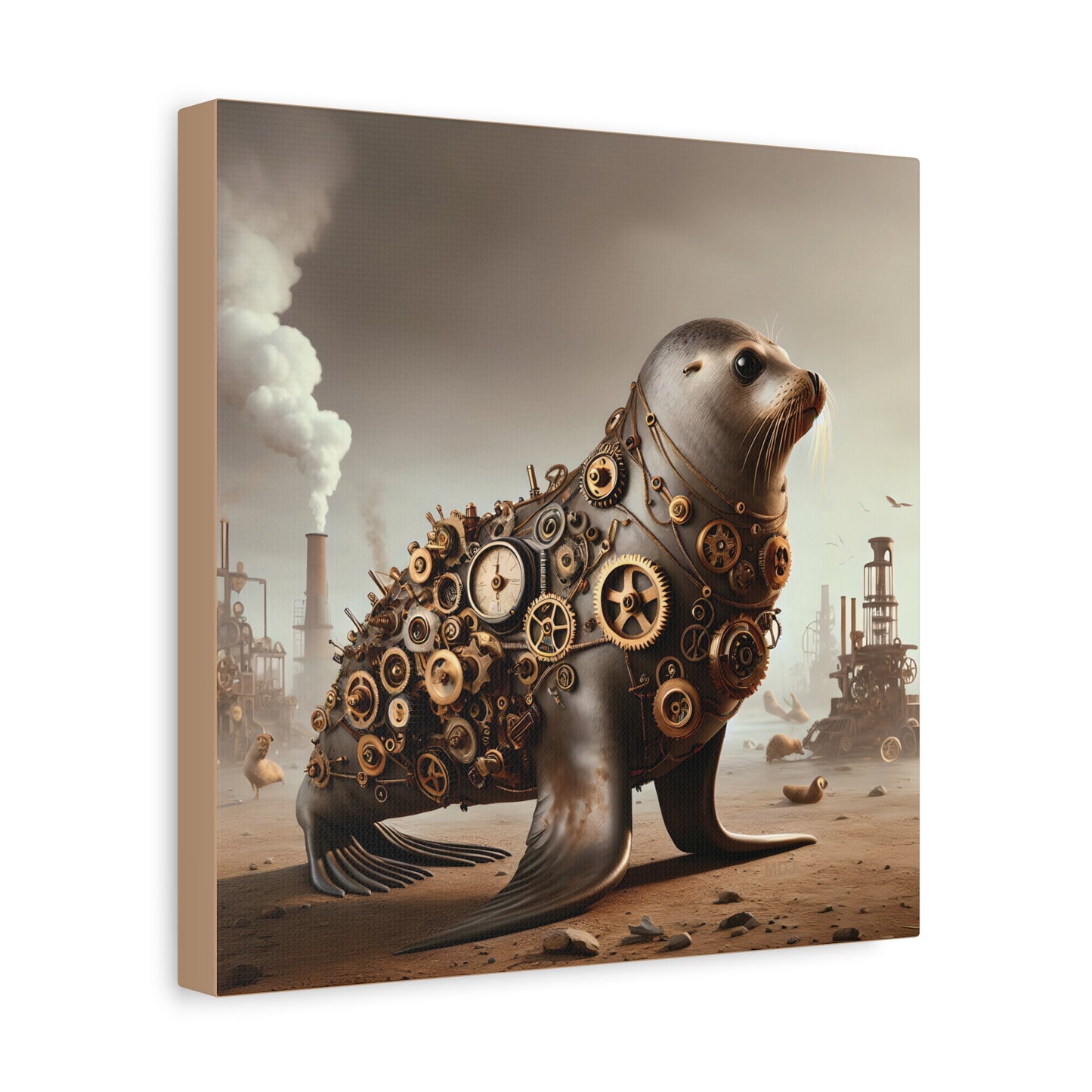 Steampunk Seal 7 - Wall Art