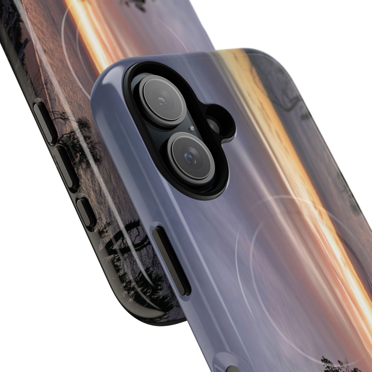 A Tranquil Evening: The Sunset Over Cowes - Tough Magnetic Cases