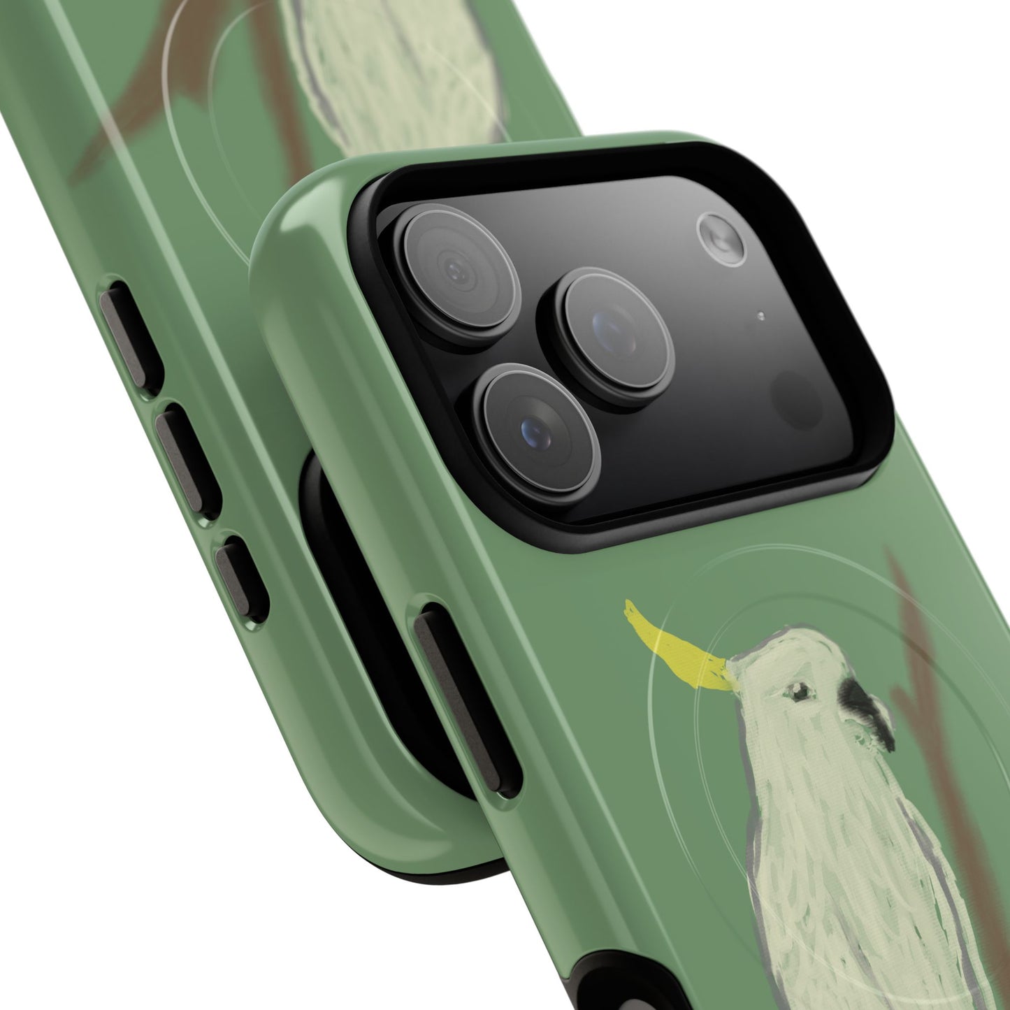 Cockatoo Charm - Tough Magnetic Case (MagSafe® Compatible)