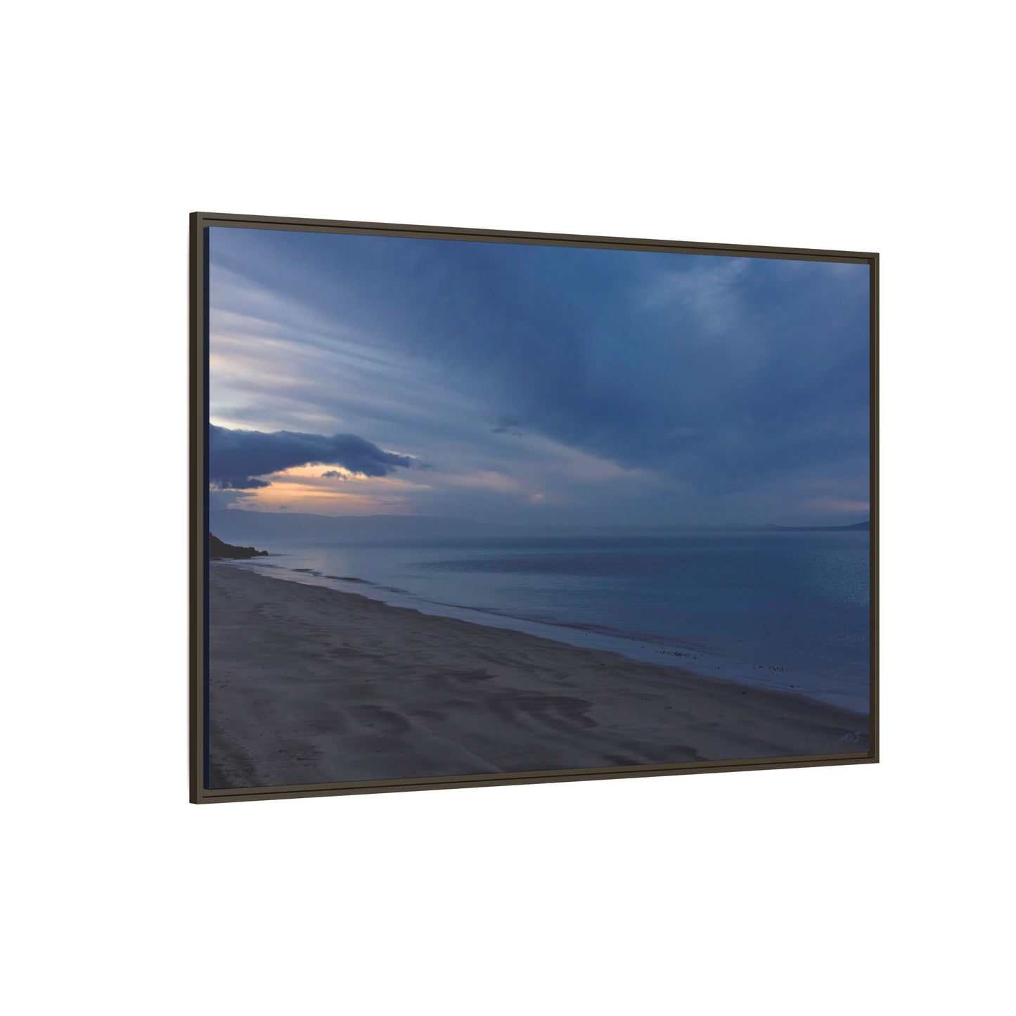 Winter Dawn at Waterloo Beach [6707] | Framed Canvas