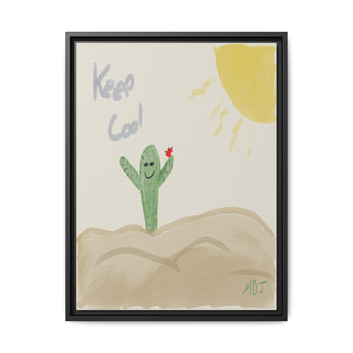 Keep Cool - Framed Canvas Print