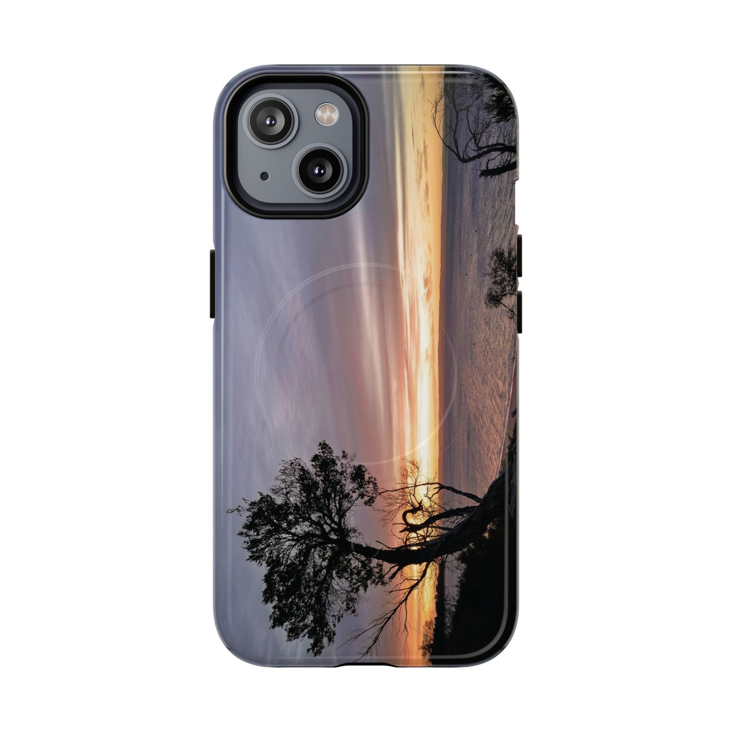 A Tranquil Evening: The Sunset Over Cowes - Tough Magnetic Cases