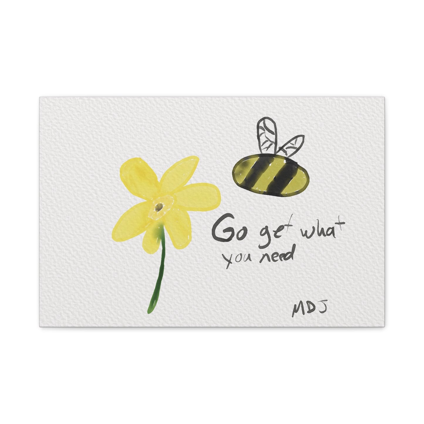 Bumble Flower | The Stretched Canvas Deployment