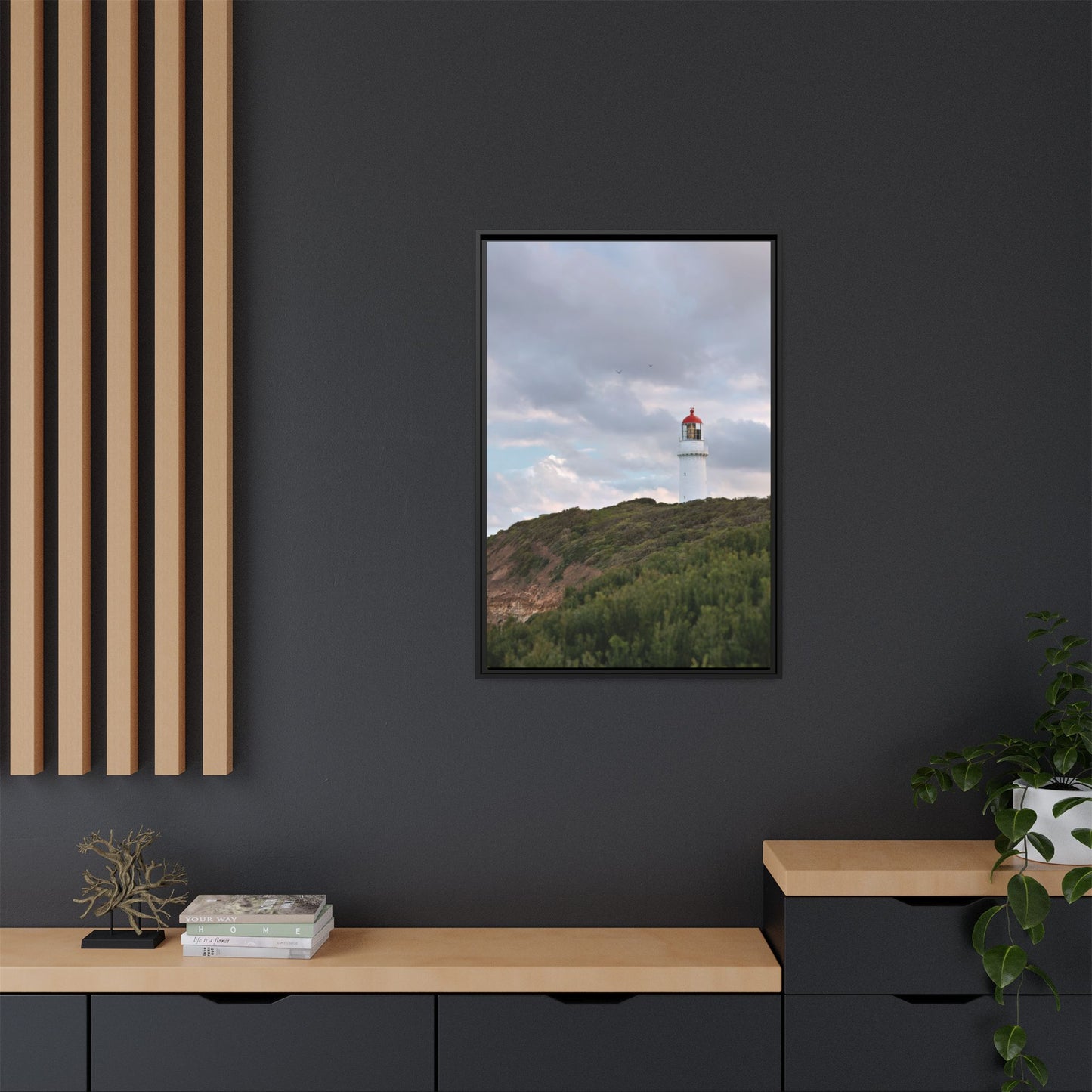 Cape Schank Lighthouse in Winter Light [6286] | Framed Canvas