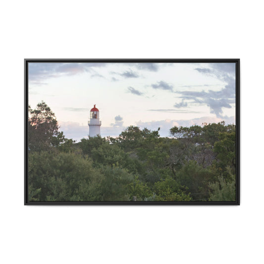 Cape Schank Lighthouse on a Winter Morning 6279 - Thick Matte Canvas Print, Framed