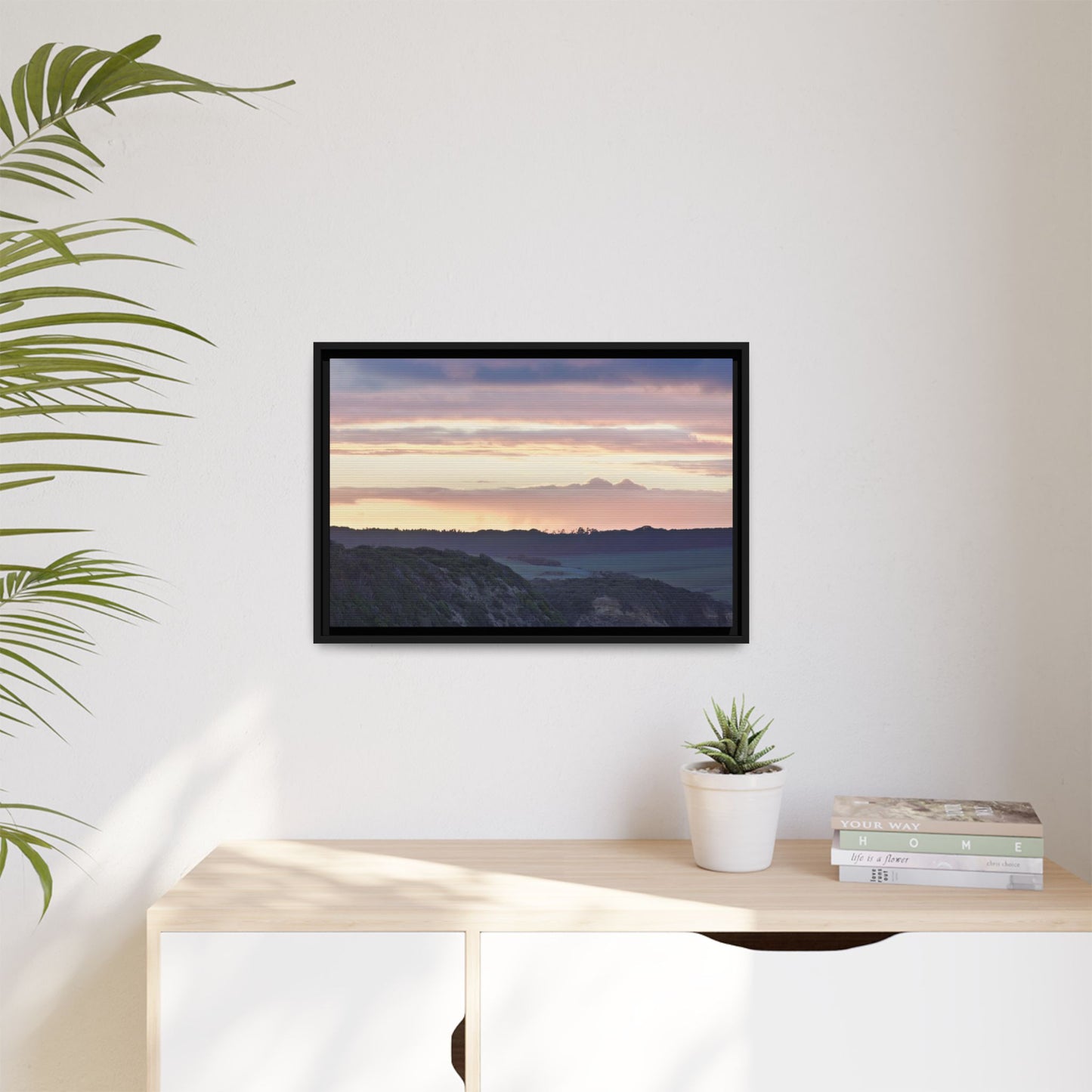 Lever de soleil hivernal sur la péninsule de Mornington [6239] | Toile encadrée