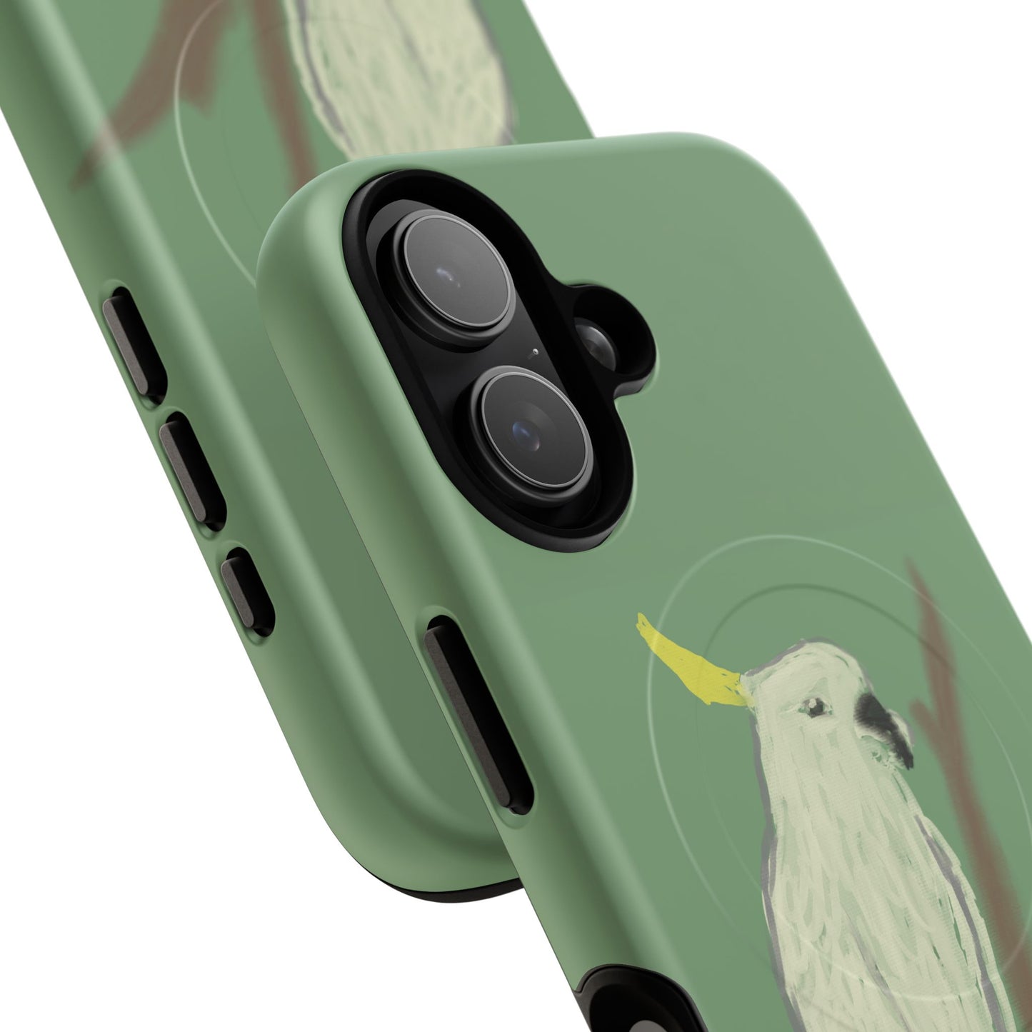 Cockatoo Charm - Tough Magnetic Case (MagSafe® Compatible)