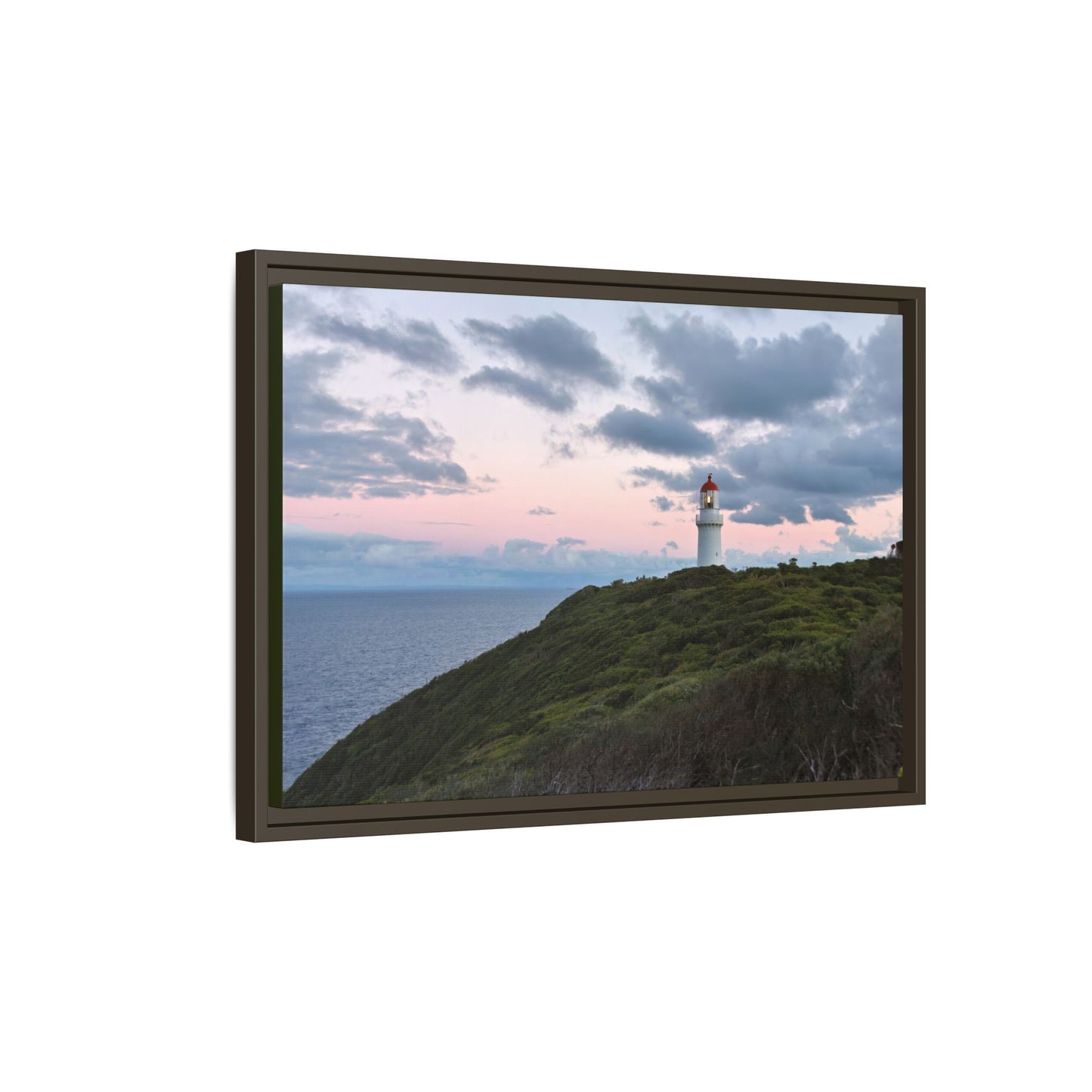 Cape Schank Lighthouse at Sunrise in Winter [6228] | Framed Canvas