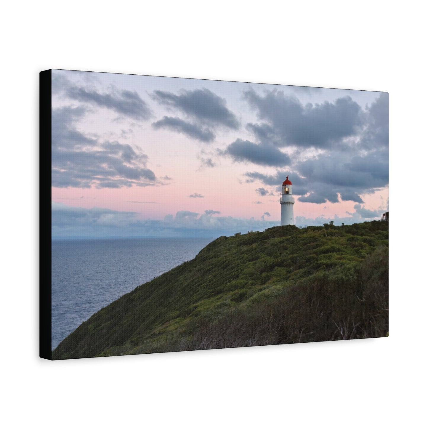 Cape Schank Lighthouse at Sunrise in Winter 6228 - Thick Matte Canvas Print