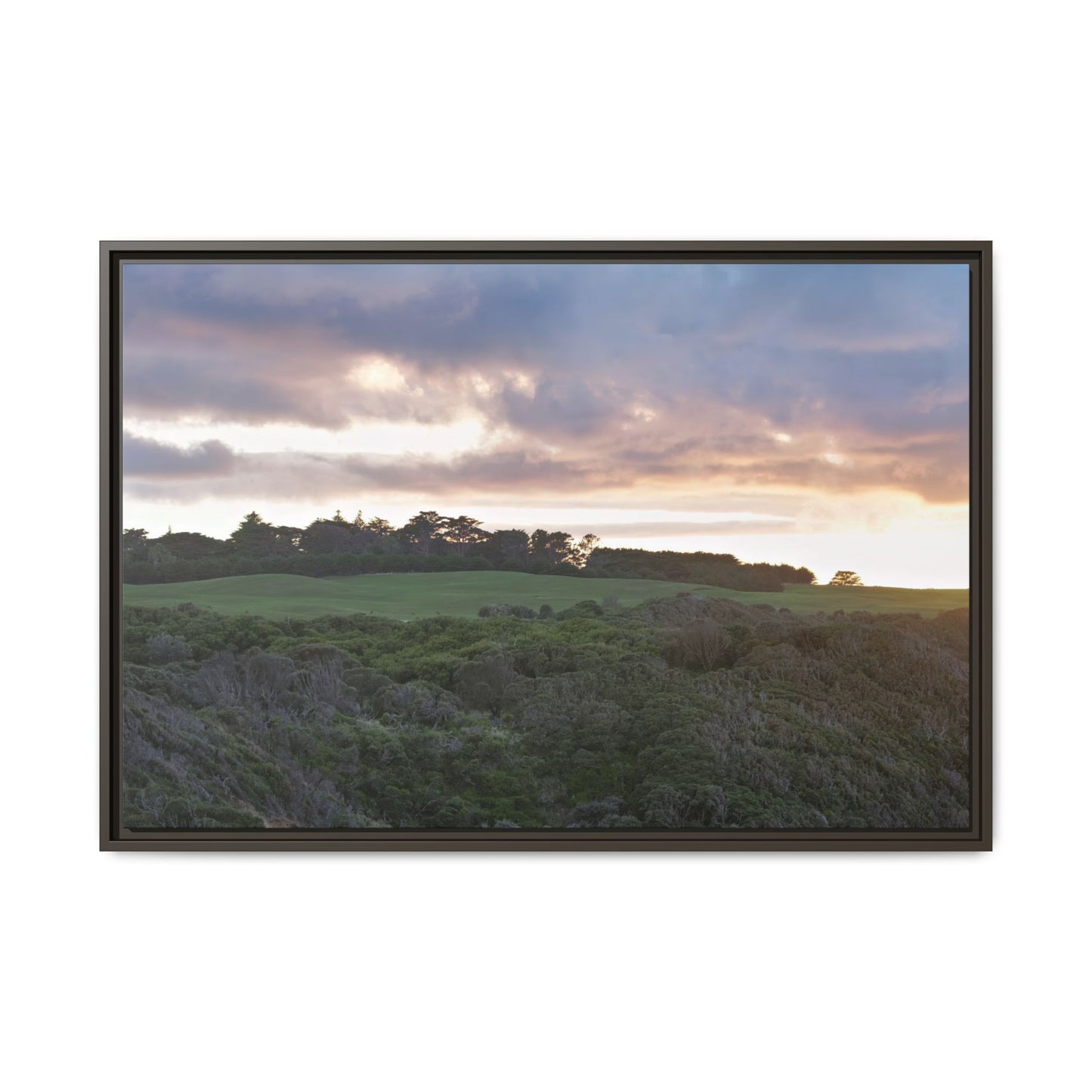 Winter Sunrise on the Mornington Peninsula [6268] | Framed Canvas