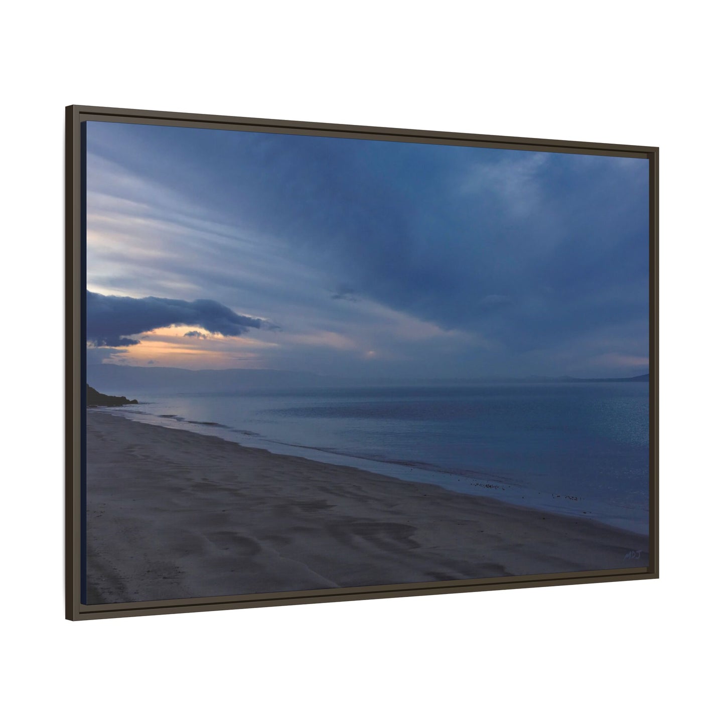 Winter Dawn at Waterloo Beach [6707] | Framed Canvas