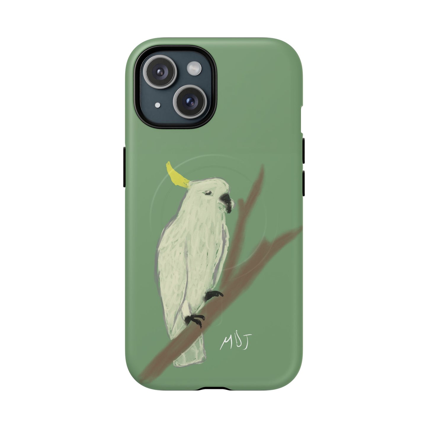 Charme Kakatoès | Coque magnétique robuste (Compatible MagSafe®)