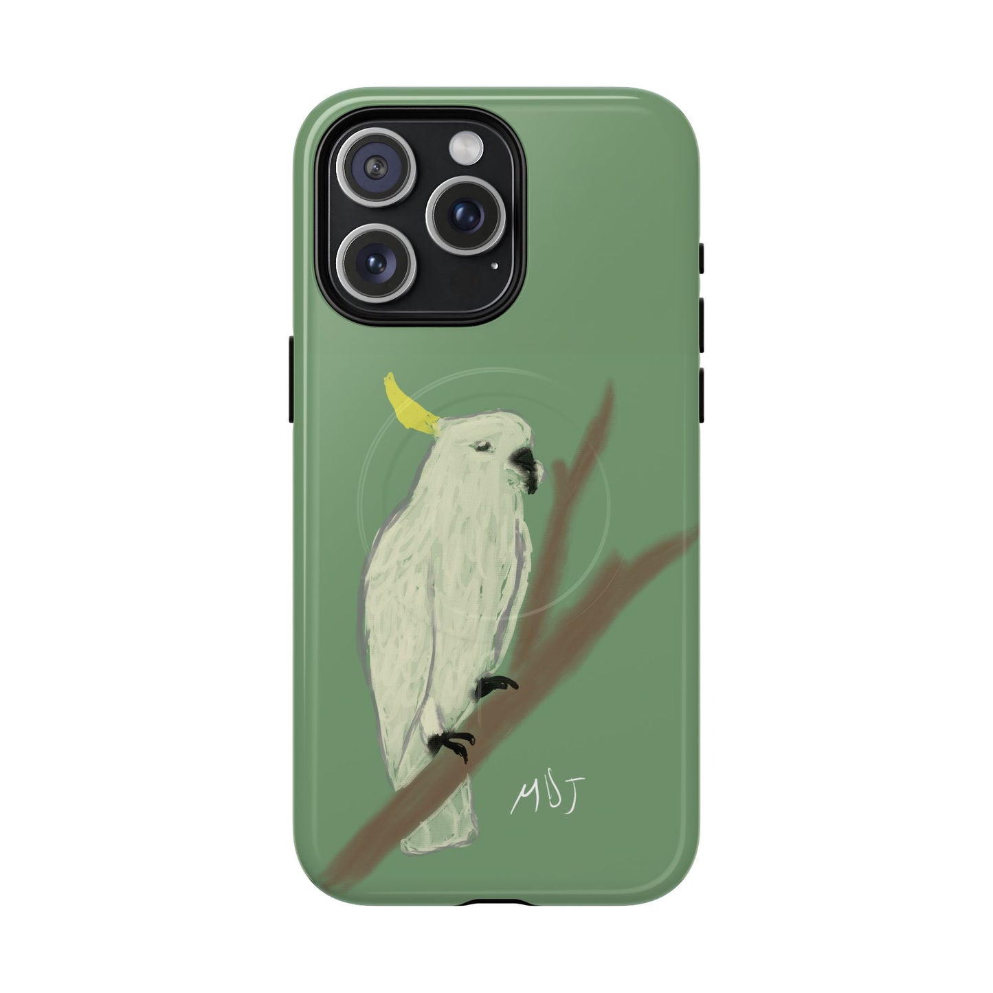 Charme Kakatoès | Coque magnétique robuste (Compatible MagSafe®)
