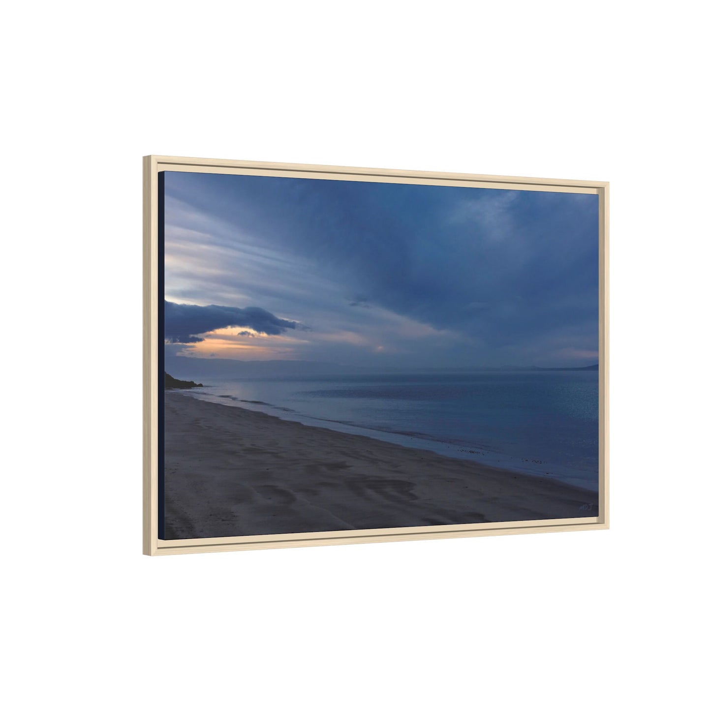 Winter Dawn at Waterloo Beach [6707] | Framed Canvas