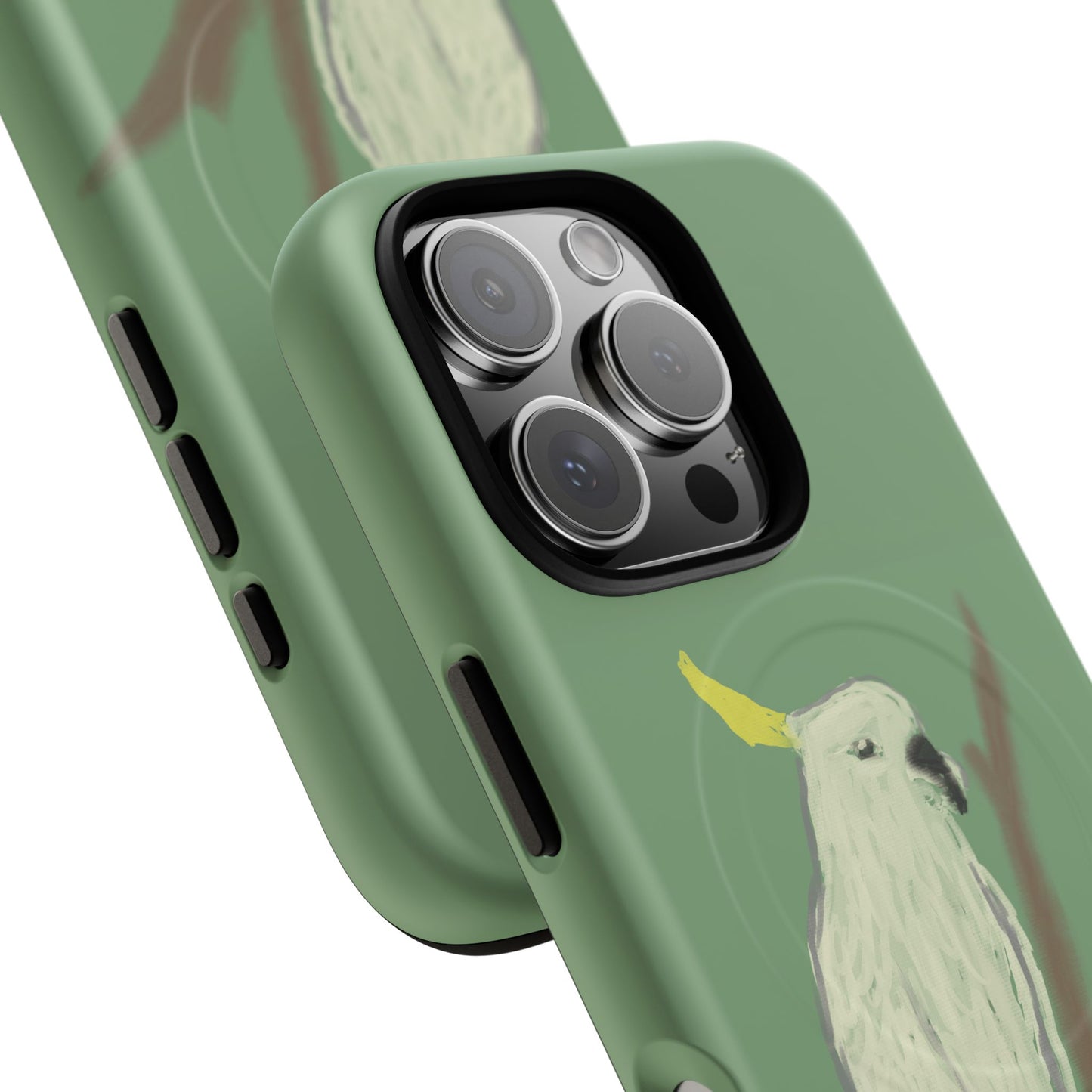 Cockatoo Charm - Tough Magnetic Case (MagSafe® Compatible)